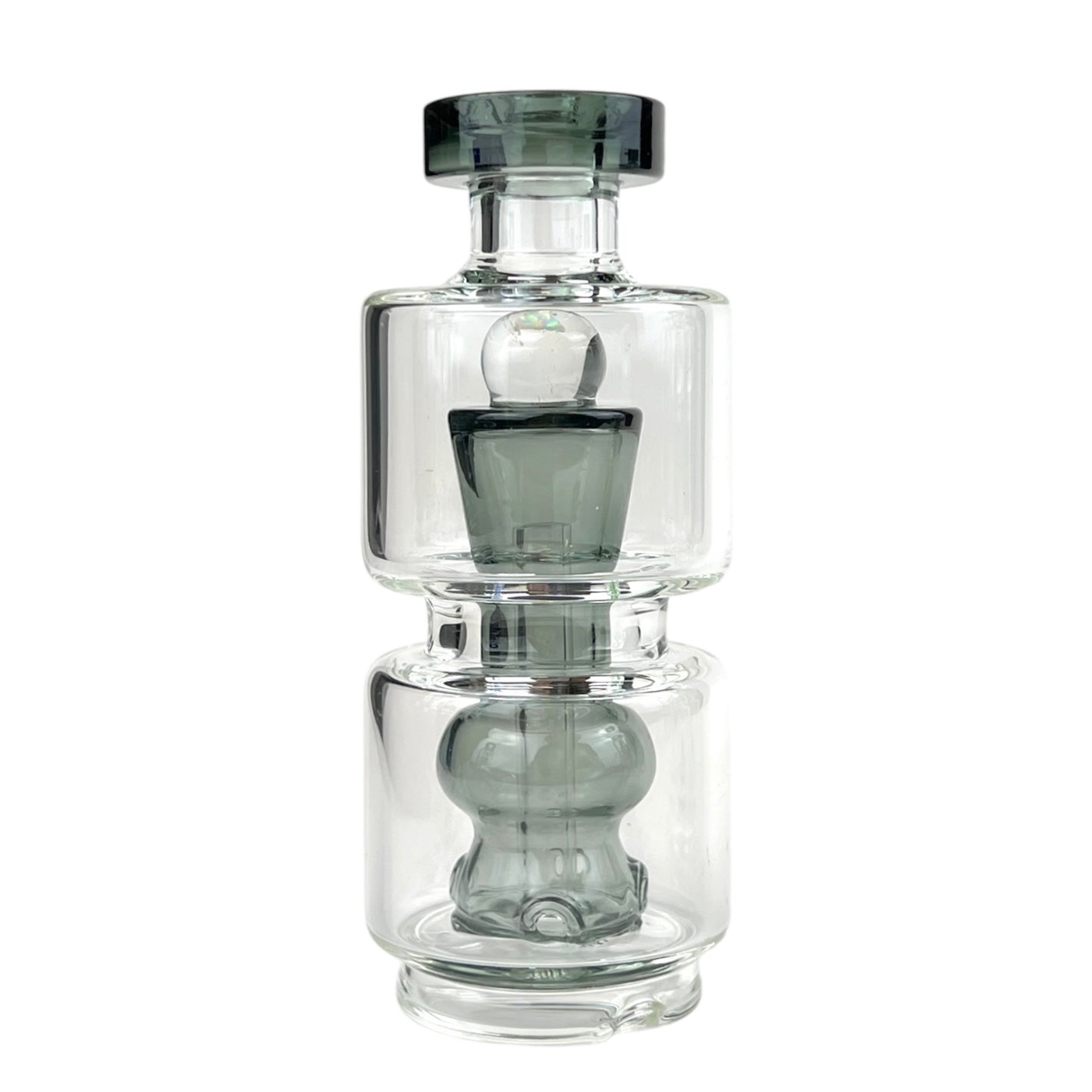 Preview pic of Smoke Grey Opal Mushroom Attachment for Puffco Peakl