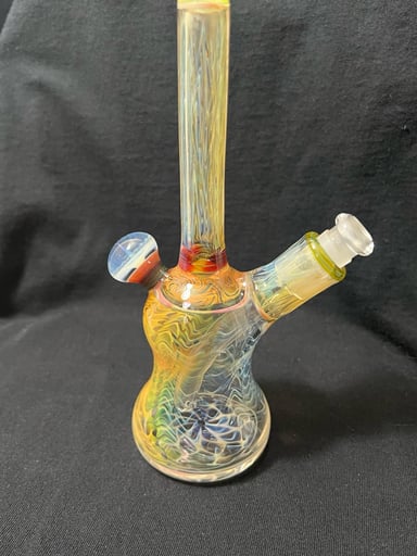 Preview pic of Fumed 10mm, removable 2 hole diffy.