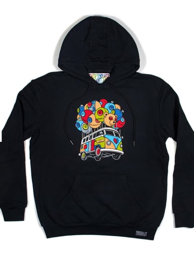 Preview pic of Muller x Slinger Parking Lot Collective | “Muller Flying Bus” XL Black LE:50