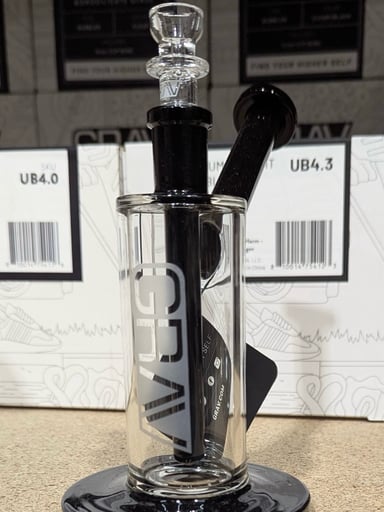 Preview pic of Grav Upright Bubbler Black