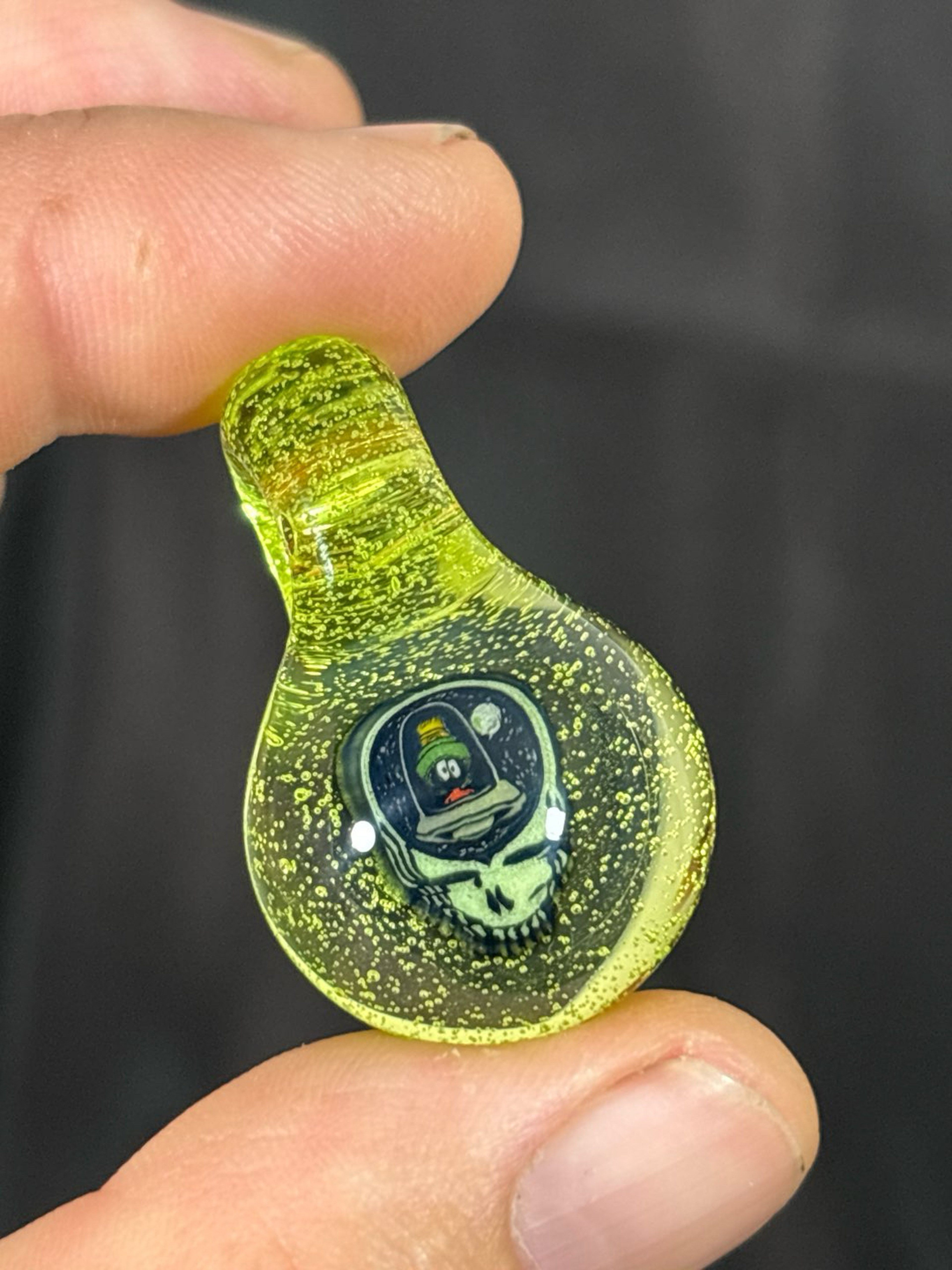 Preview pic of “Steal Your Marvin” Grateful Dead Pendant