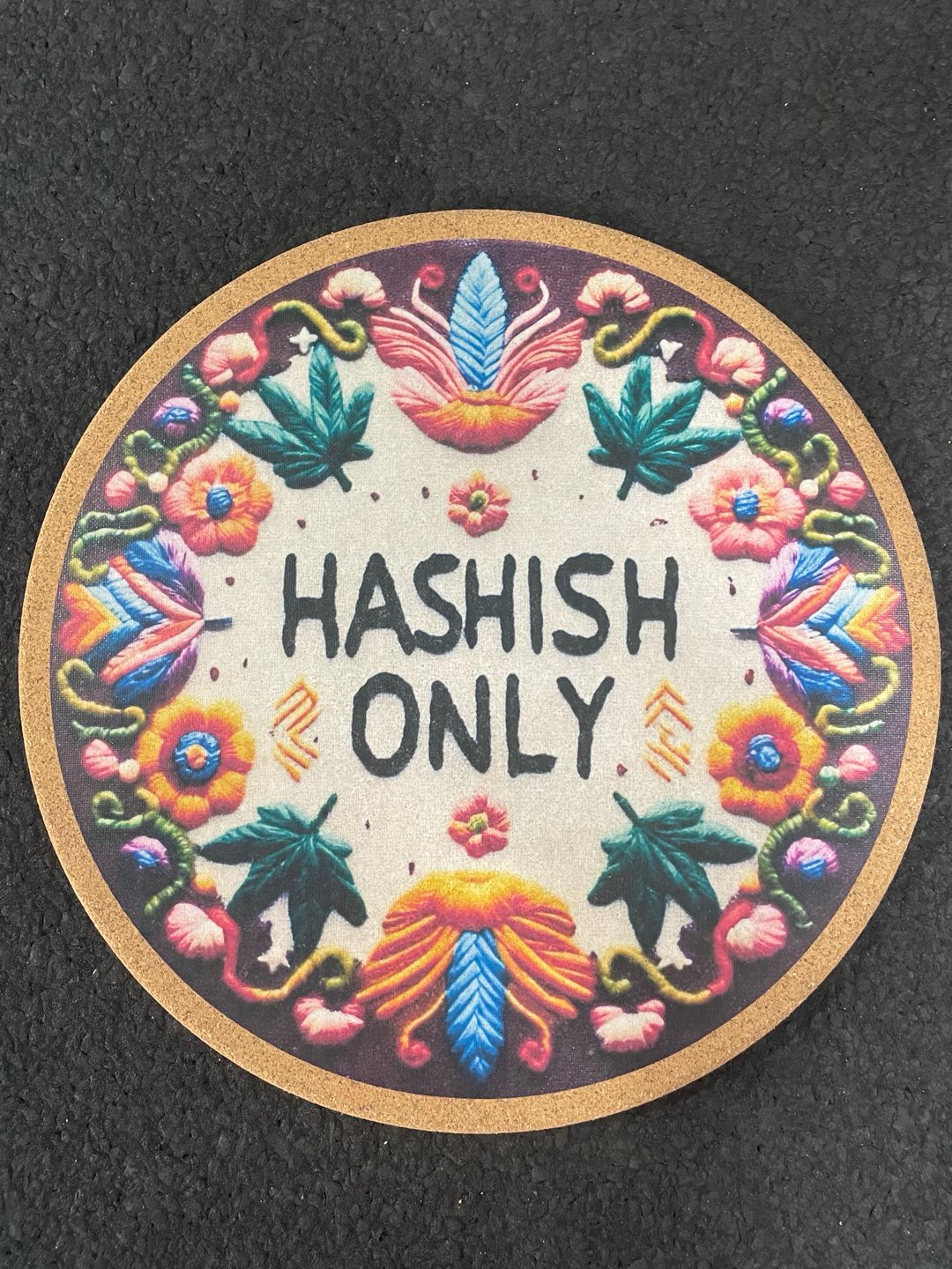 Preview pic of Mattitude Round Mat ‘Hashish’