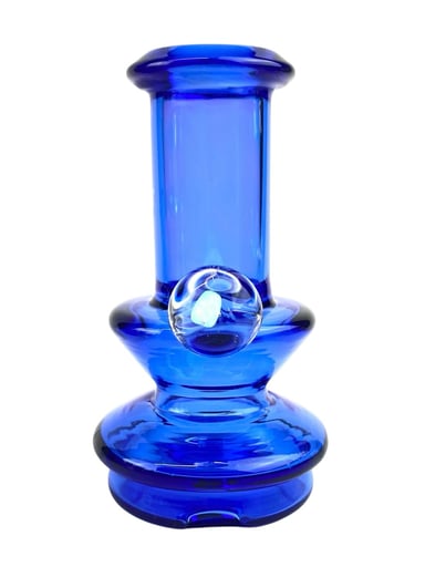 Preview pic of Blue Tapered Opal Dry Top Attachment for Puffco Peak
