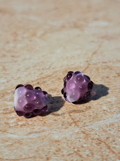 Preview pic of Purple razz sculpted terp pearls