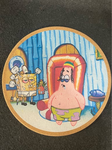 Preview pic of Mattitude Round Mat ‘Spongebob’