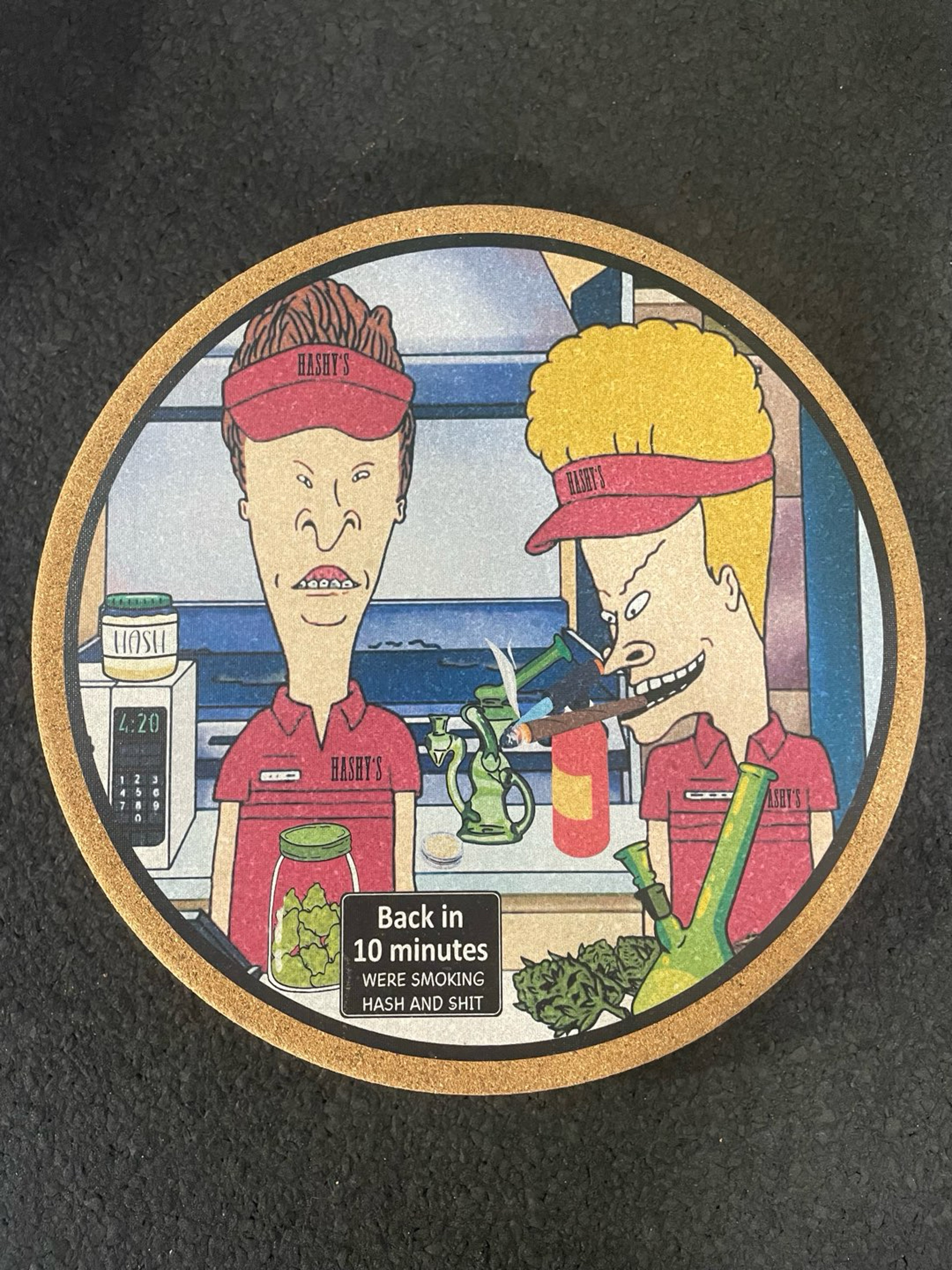Preview pic of Mattitude Round Mat ‘Beavis’