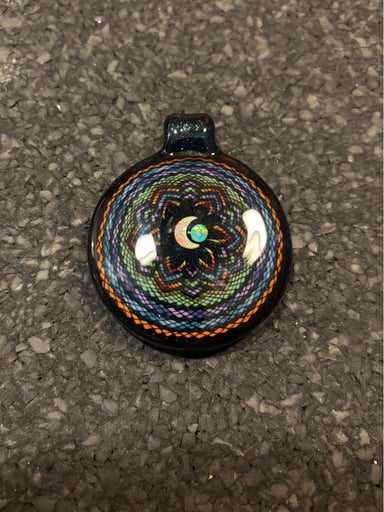 Preview pic of John W Retti Pendant with Moon Opal