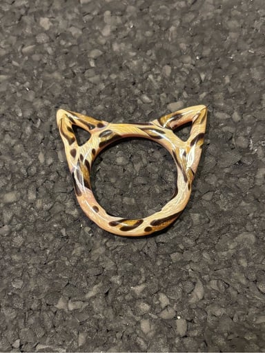 Preview pic of Spiller Woods Bengal Kitty Face Pendant