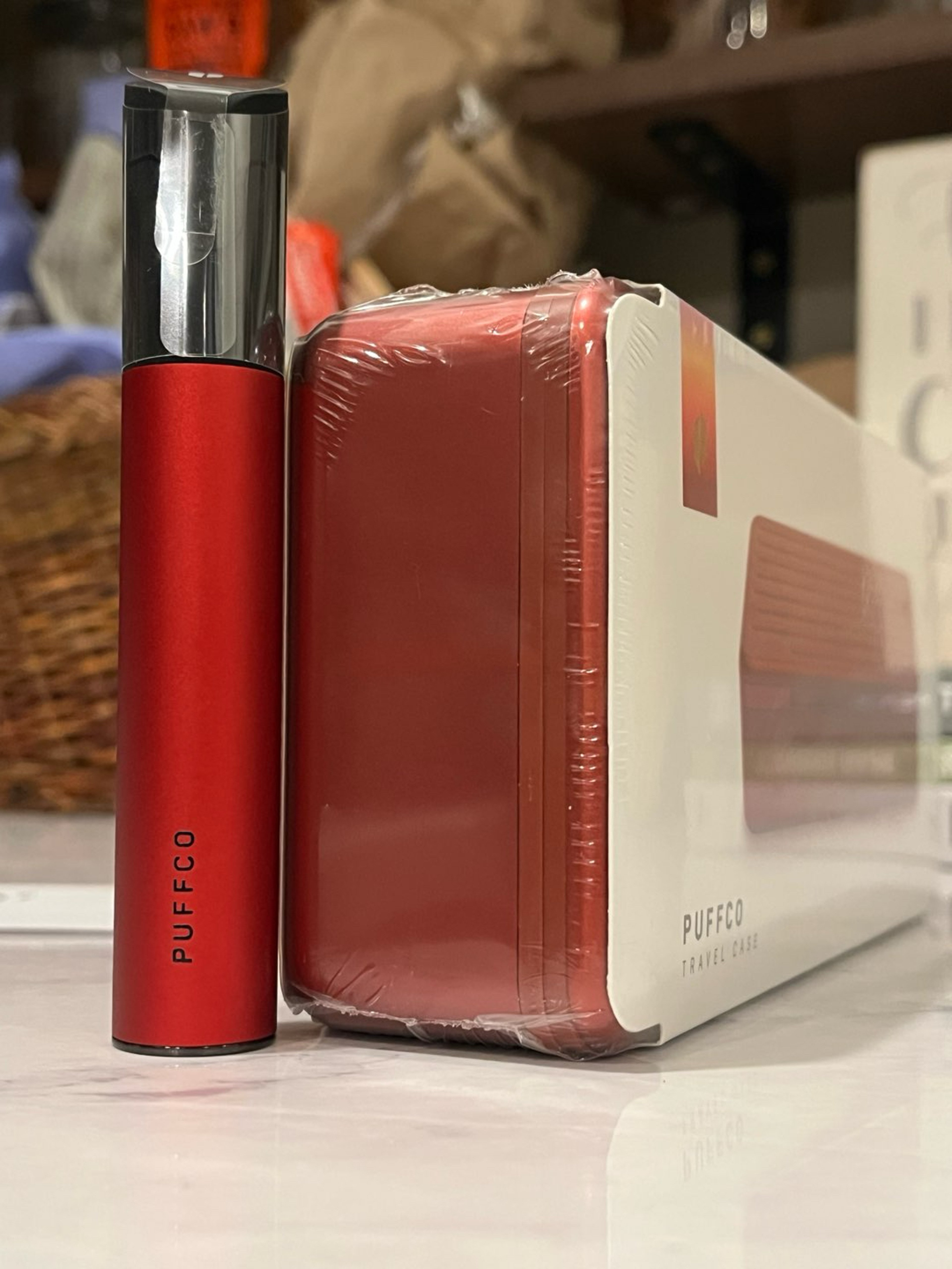 Preview pic of Custom red pivot and travel case