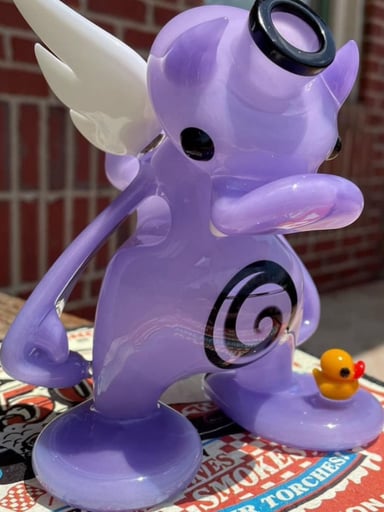 Preview pic of SDRYNO purple satin winged devil duck