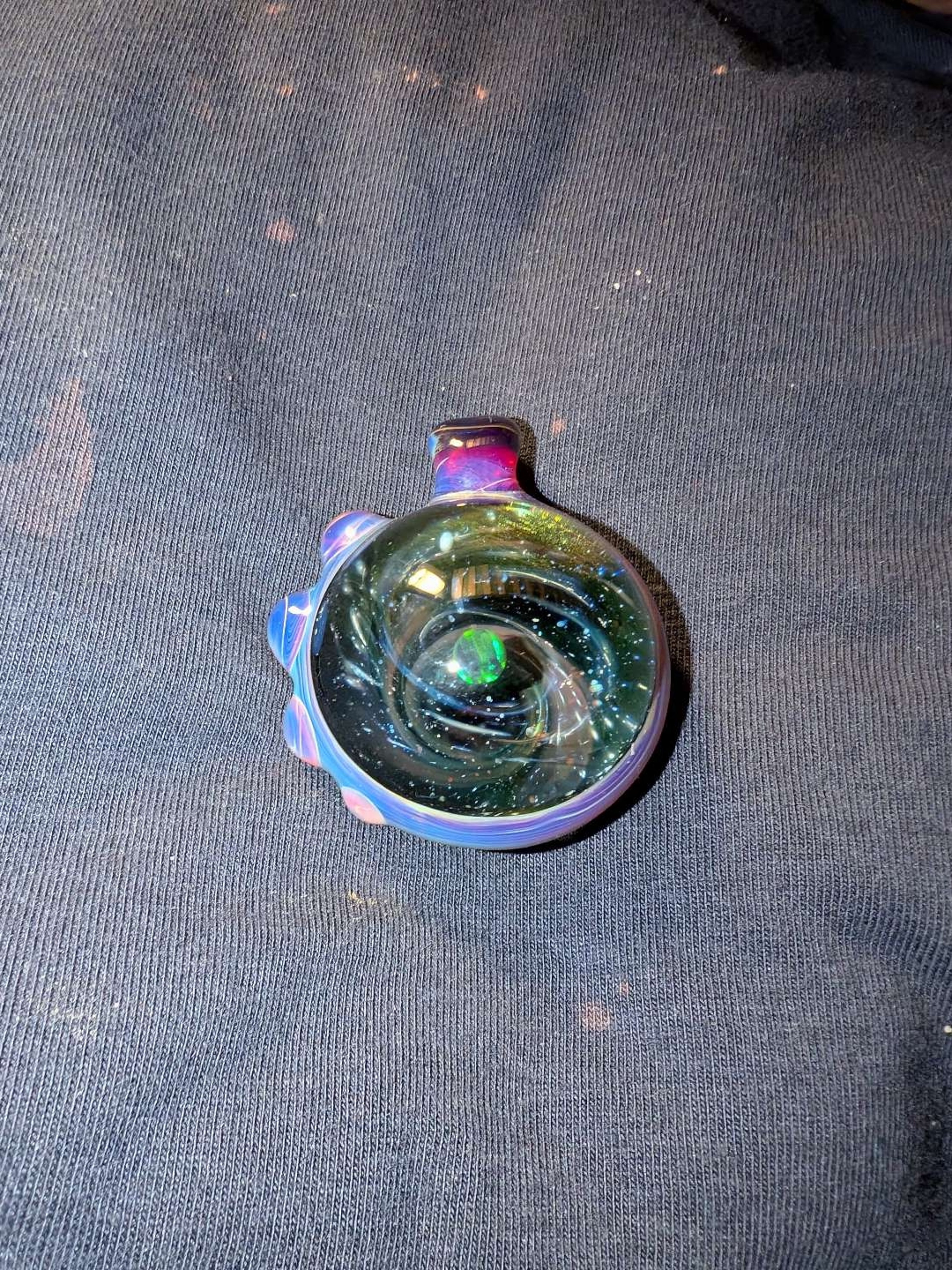 Preview pic of PENDANT AMBER PURPLE OPAL