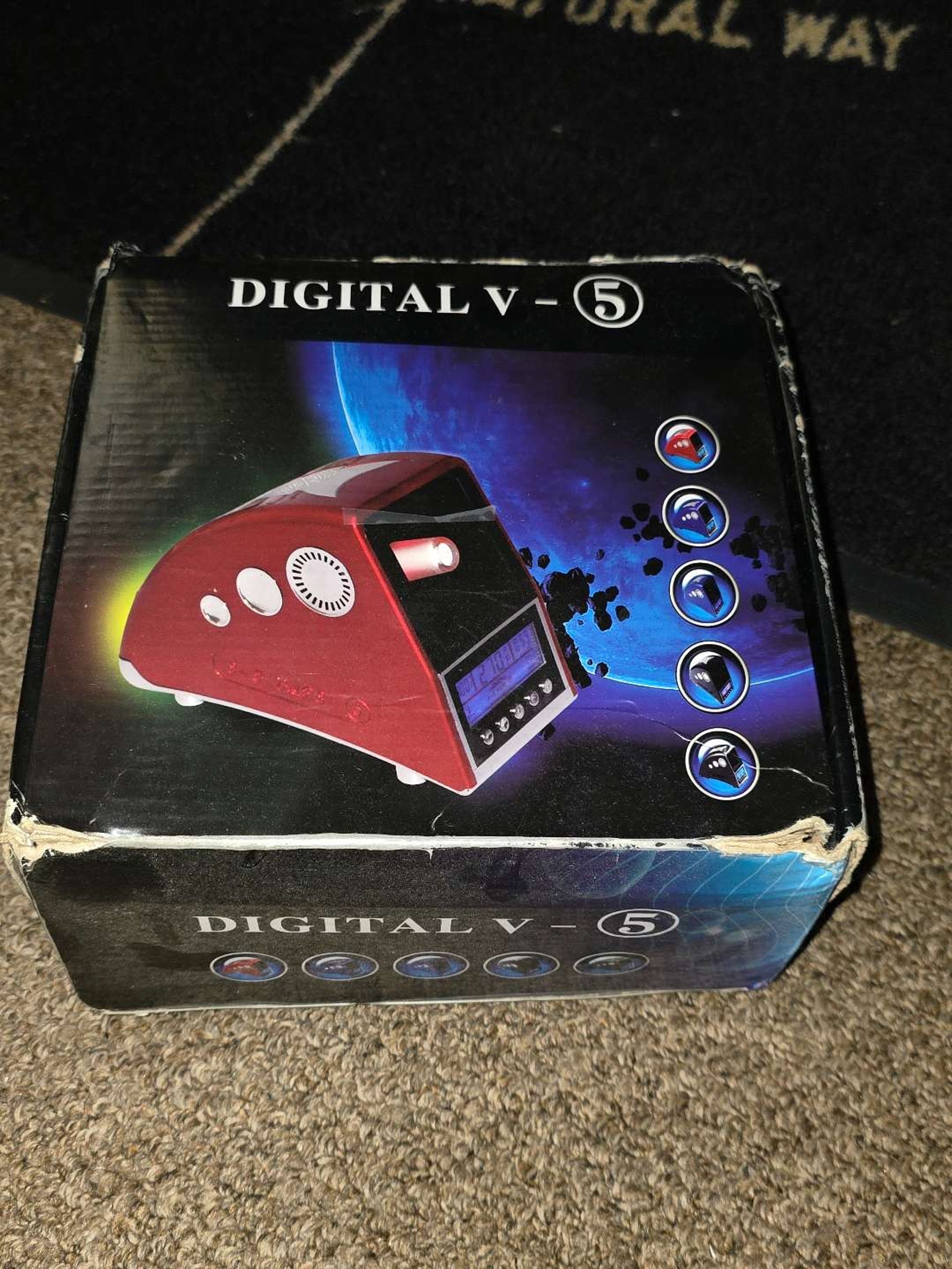 Preview pic of Digital V - 5 - EasyVape Box Herbal Oil Diffuser, Blue Lightly Used