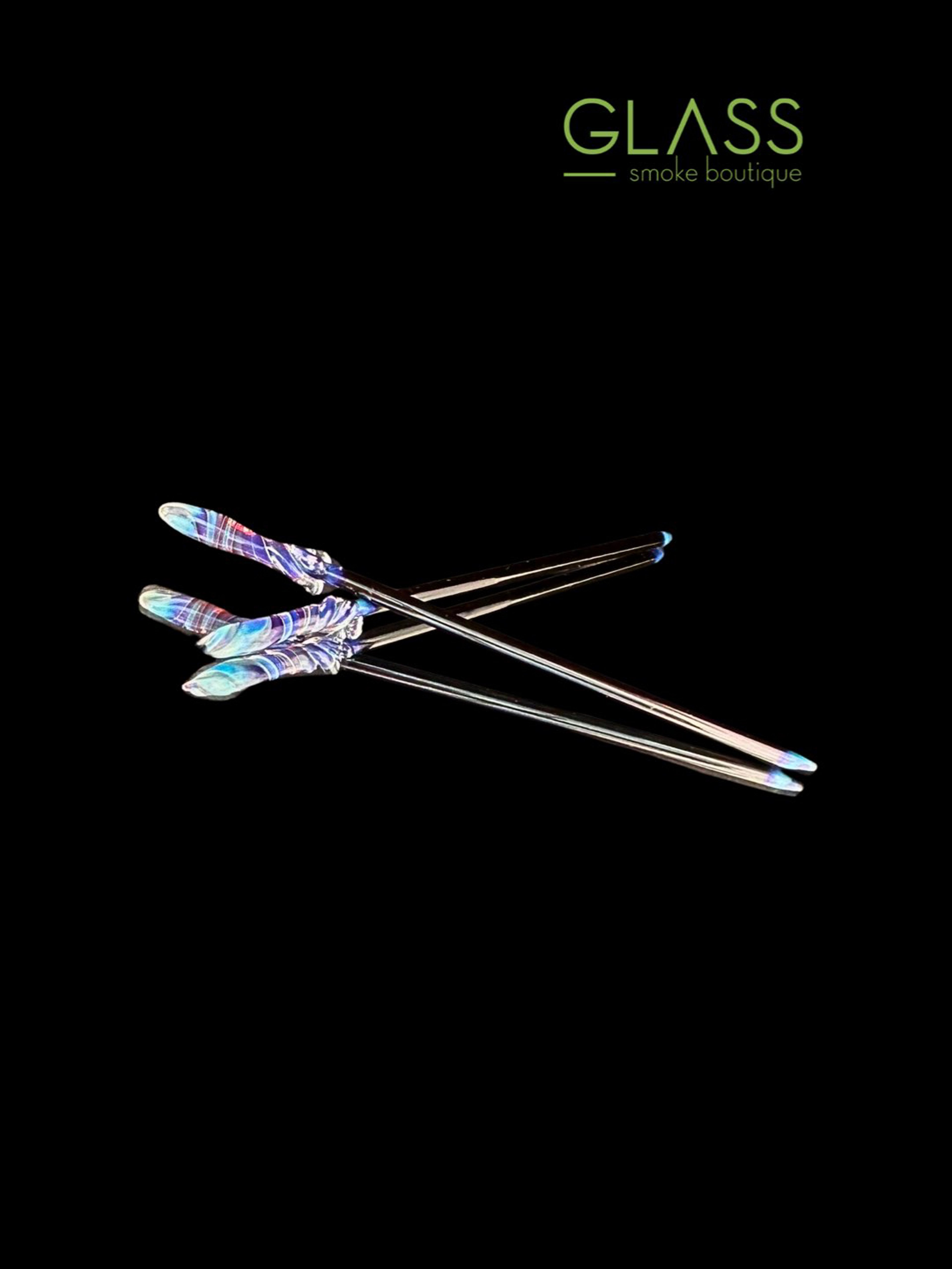 Preview pic of All Metal Glass Chop Sticks