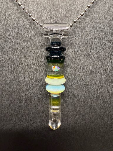 Preview pic of Opal scoop pendant