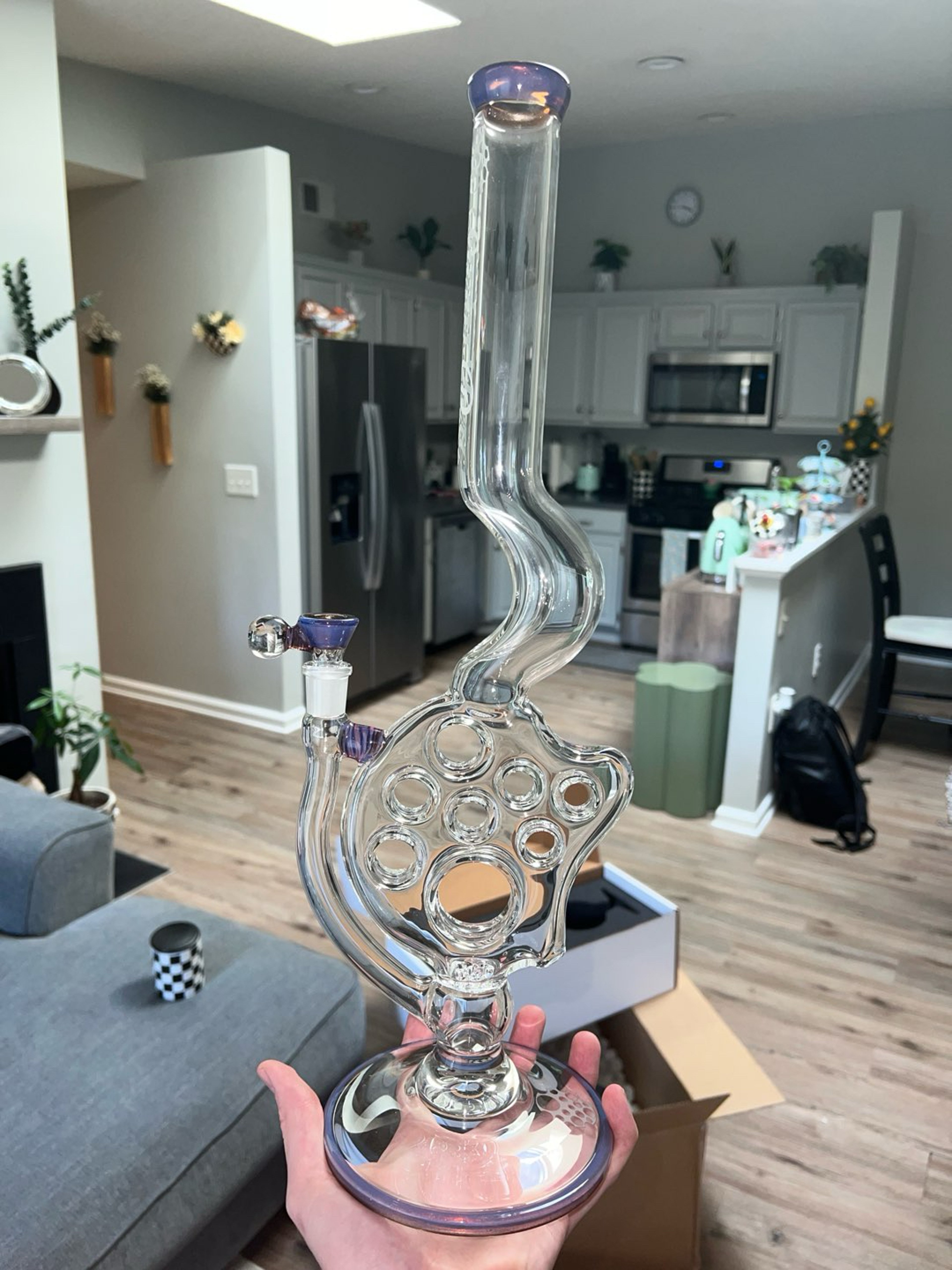 Preview pic of Swiss Perc Neo Opal x Steel Wool 8-Hole Sidefeeder
