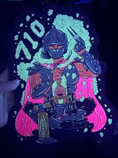 Preview pic of Charlie Hussle x Dark Mountain Cult Shredder x Rob Soaceglass uv Moodmat