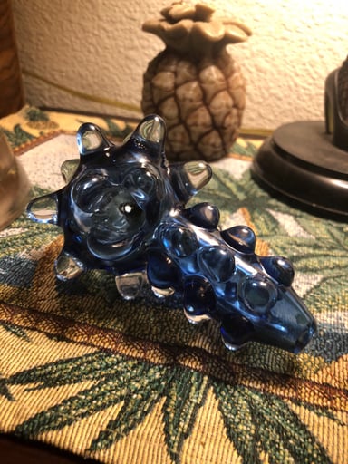 Preview pic of Blue Glass Pipe