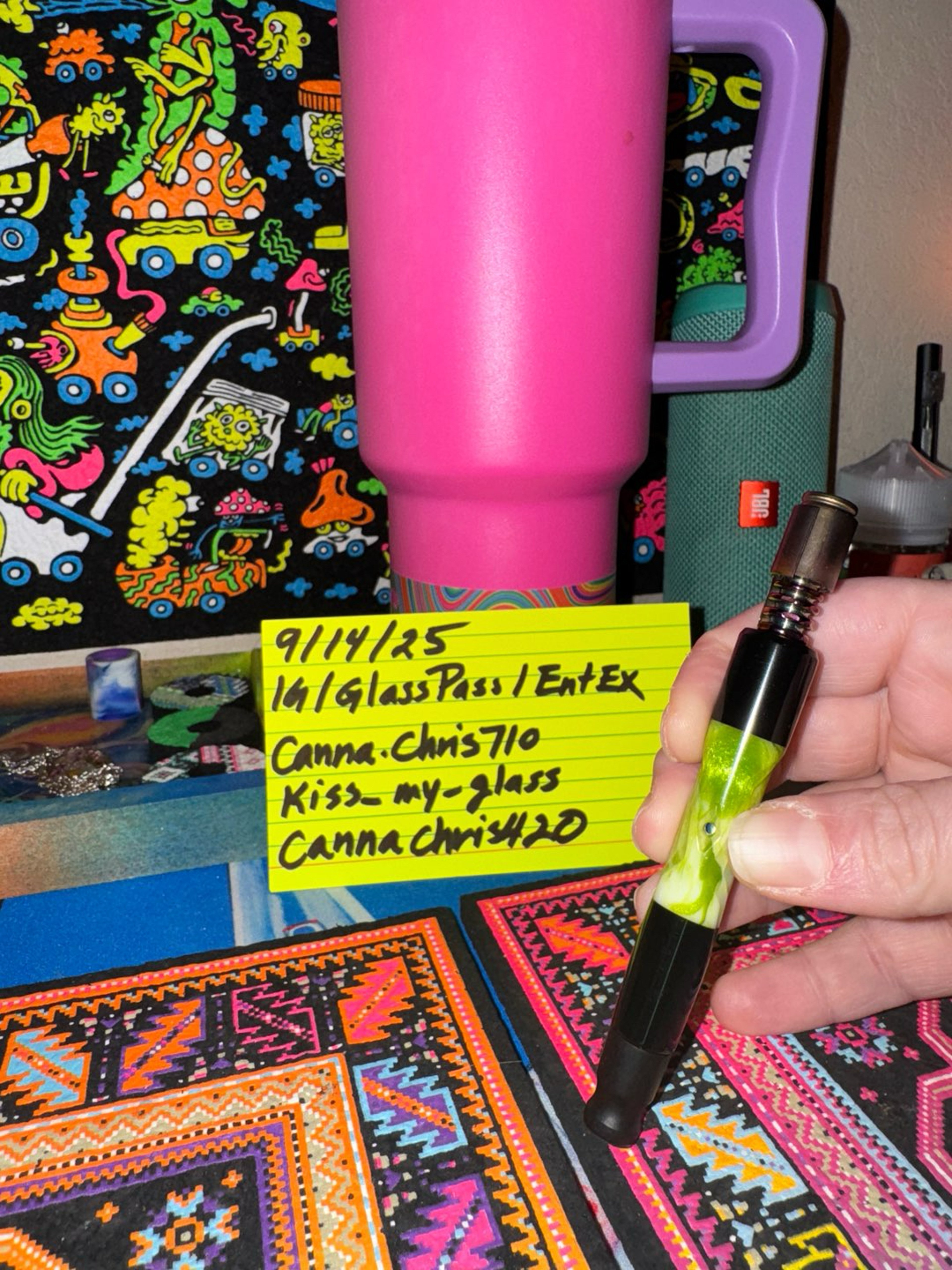 Preview pic of Dynavap Rosium Tip/cap, Dovetail Woodwork Stem, FMJ