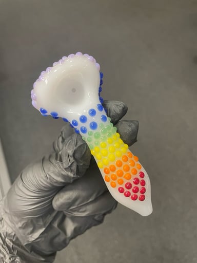 Preview pic of Waynes Glass Dot Rainbow