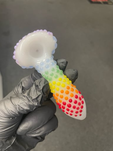Preview pic of Waynes Glass Dot Rainbow