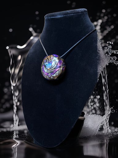 Preview pic of Royal Jelly & Electrum Hollow Pendant
