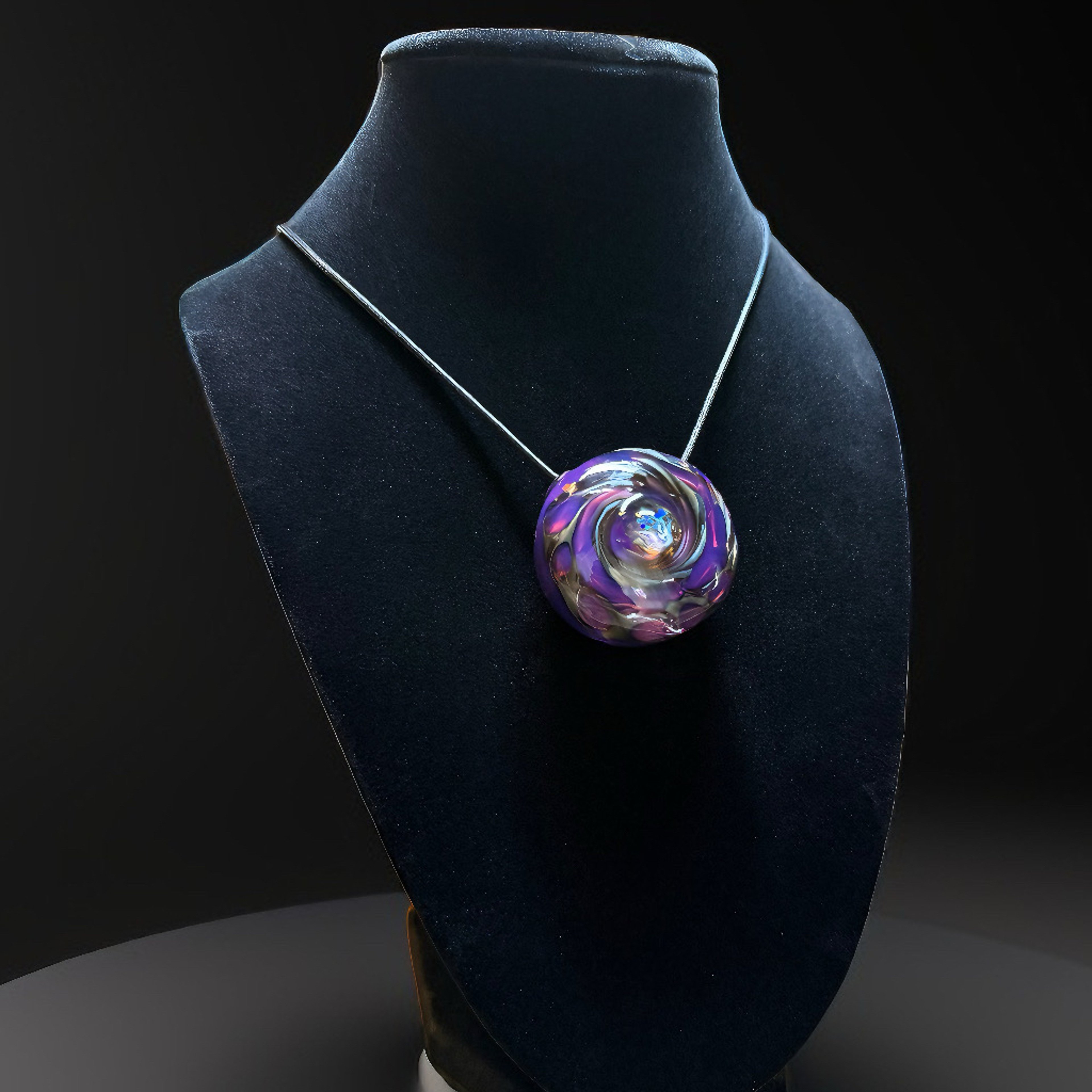 Royal Jelly & Electrum Hollow Pendant image 0