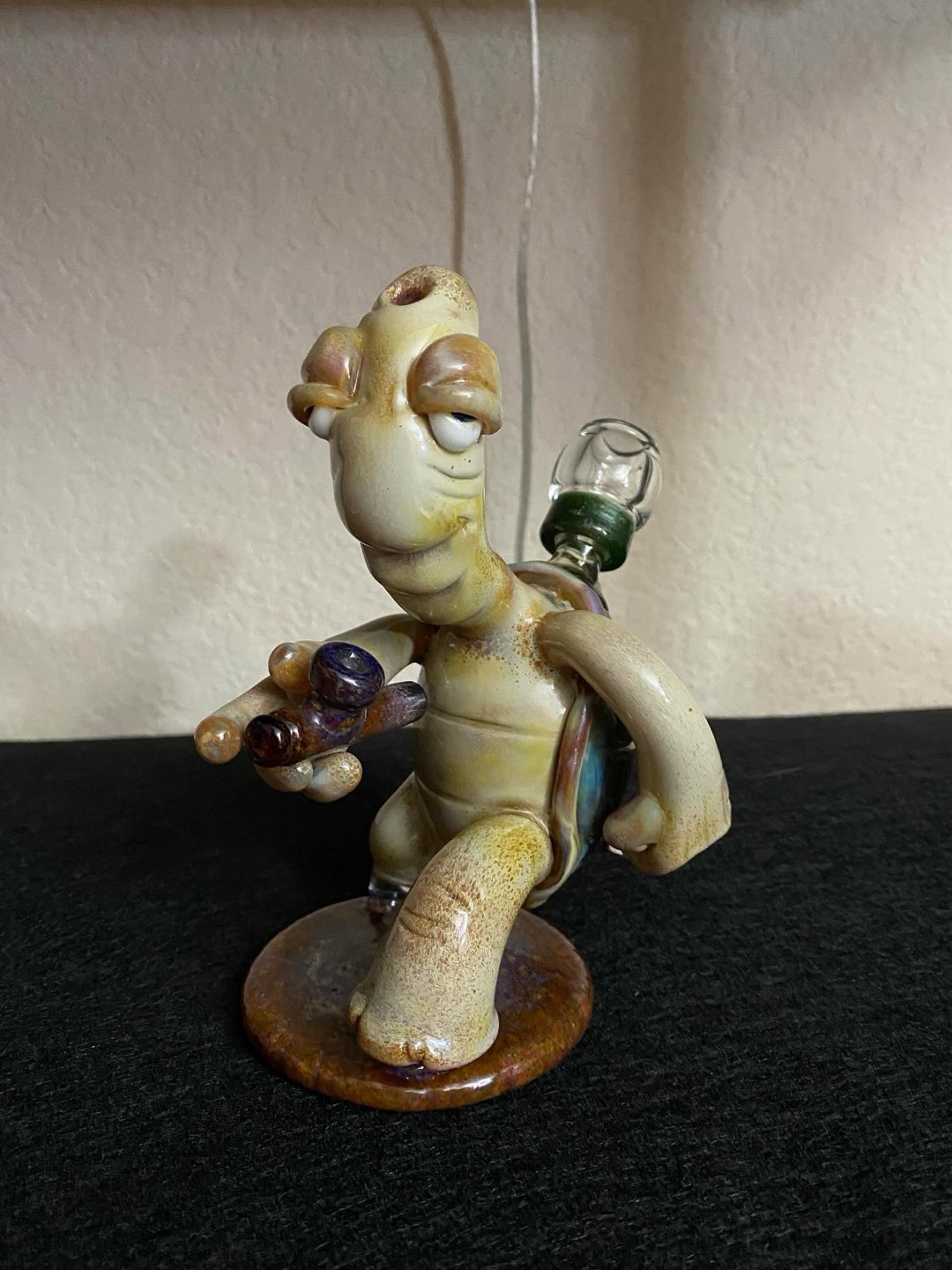 Preview pic of Elbo x Erik Anders “Turtley Stoned” 2013 – 1/1 Collab – Mint Condition