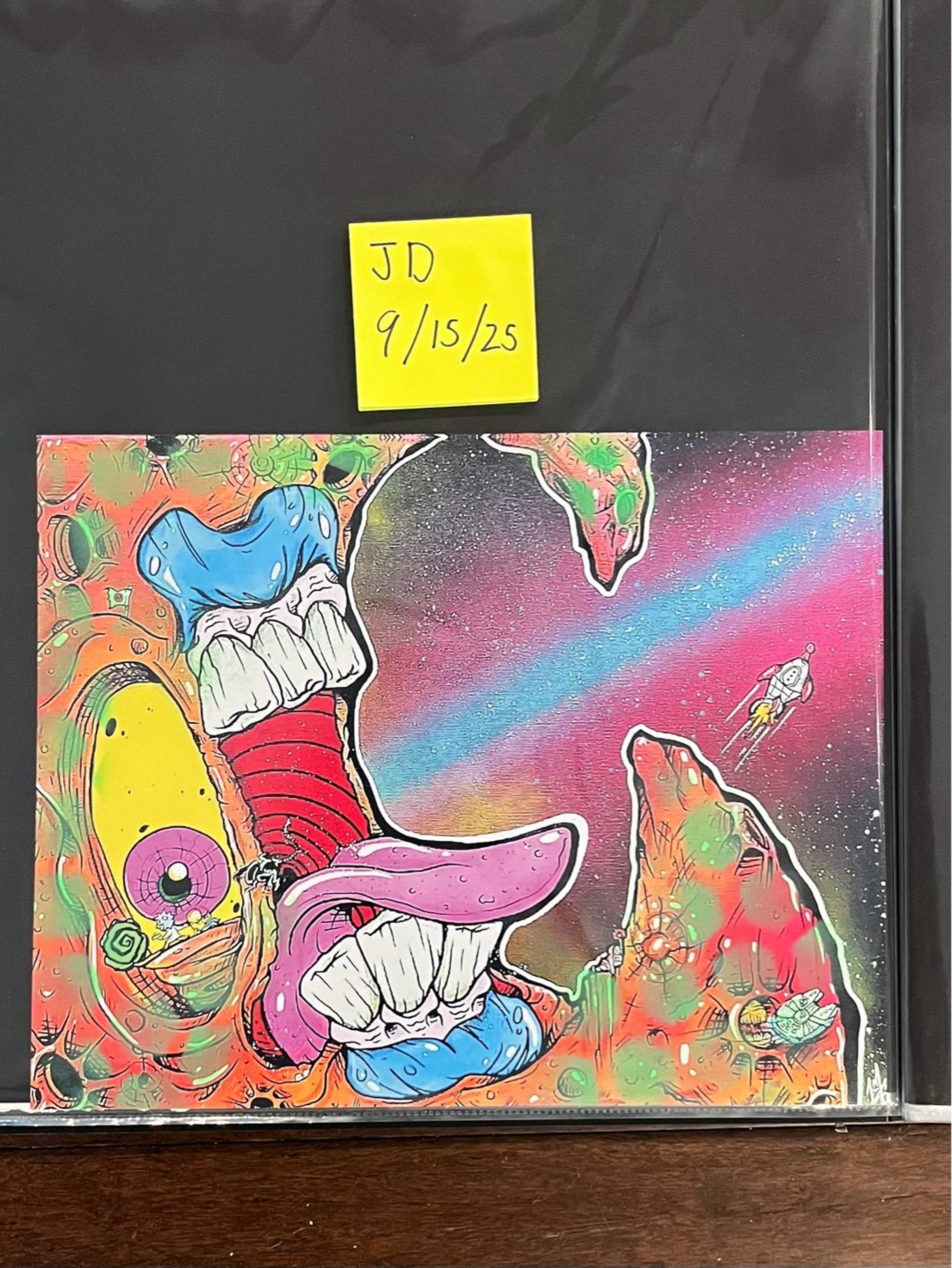 Preview pic of Embellished “Over The Moon” 11x17 Print by Jay Sween