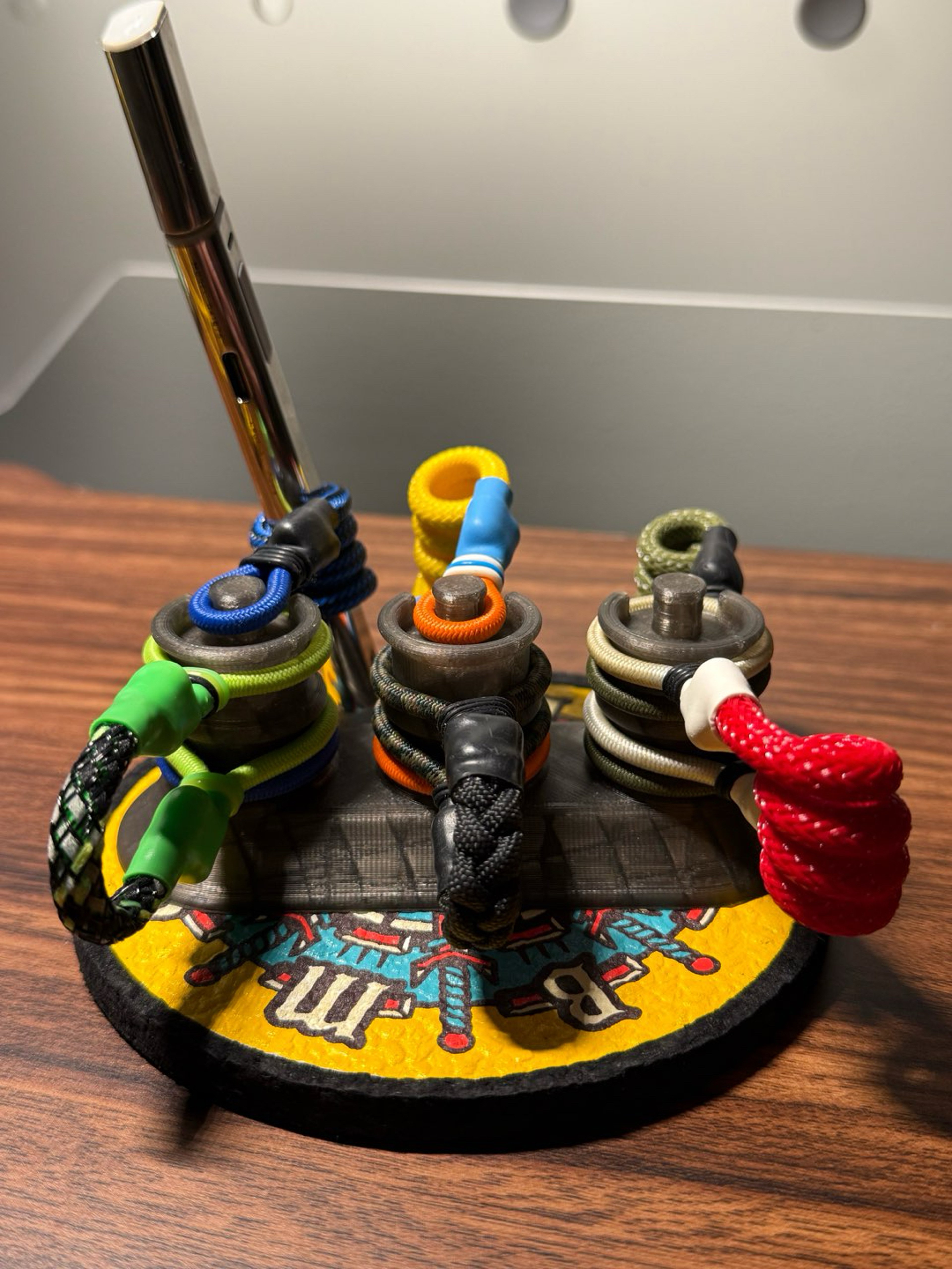Preview pic of Tuff Tethers - Puffco Peak / Peak Pro Bundle of 6 Tethers with Display Stand