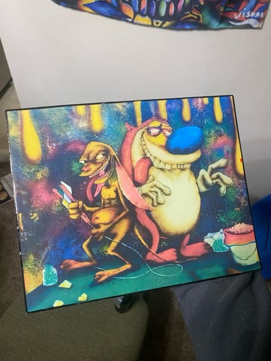 Preview pic of Ren and stimpy rosin mat