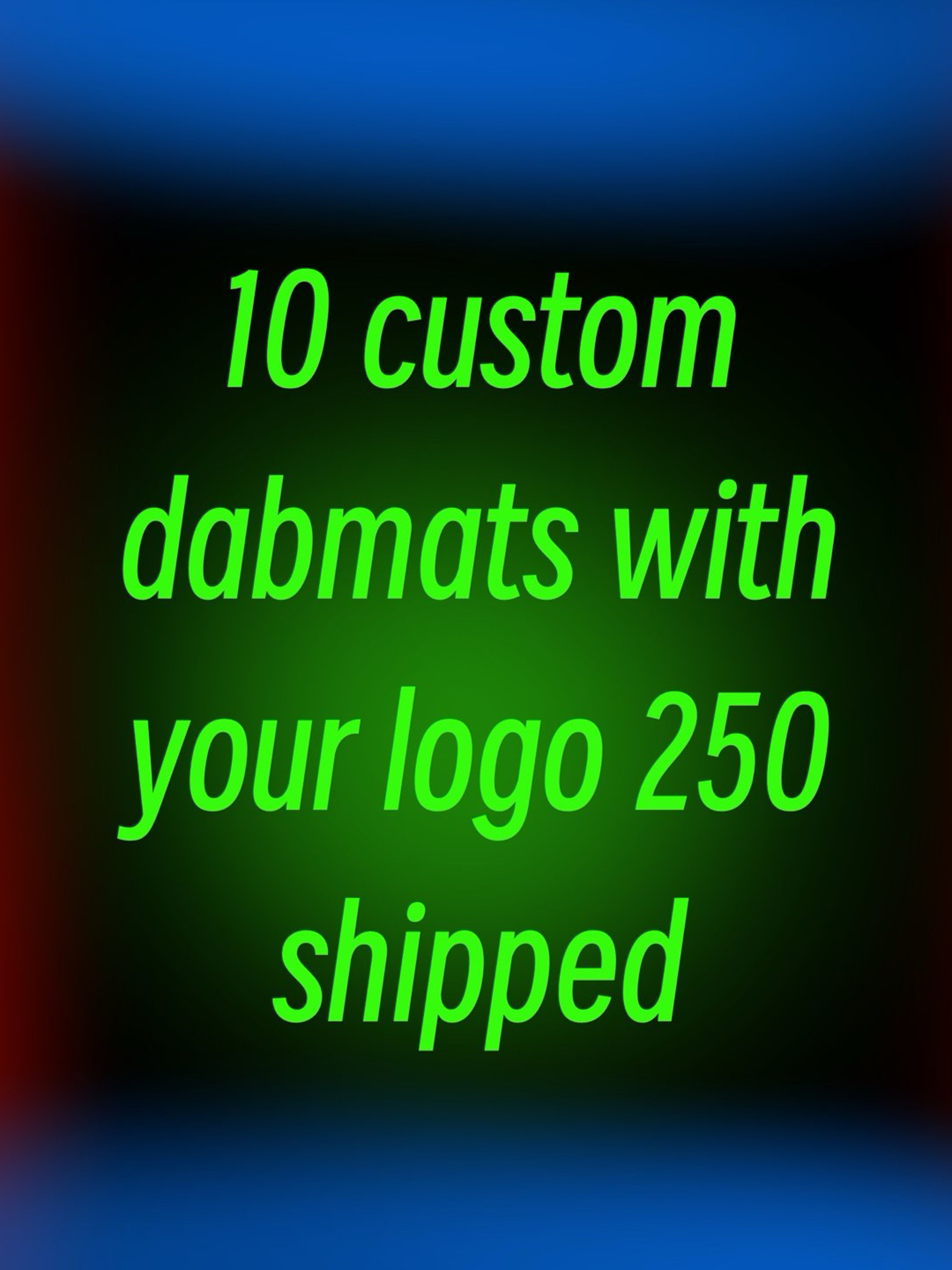 Custom made on moodmat material image 0