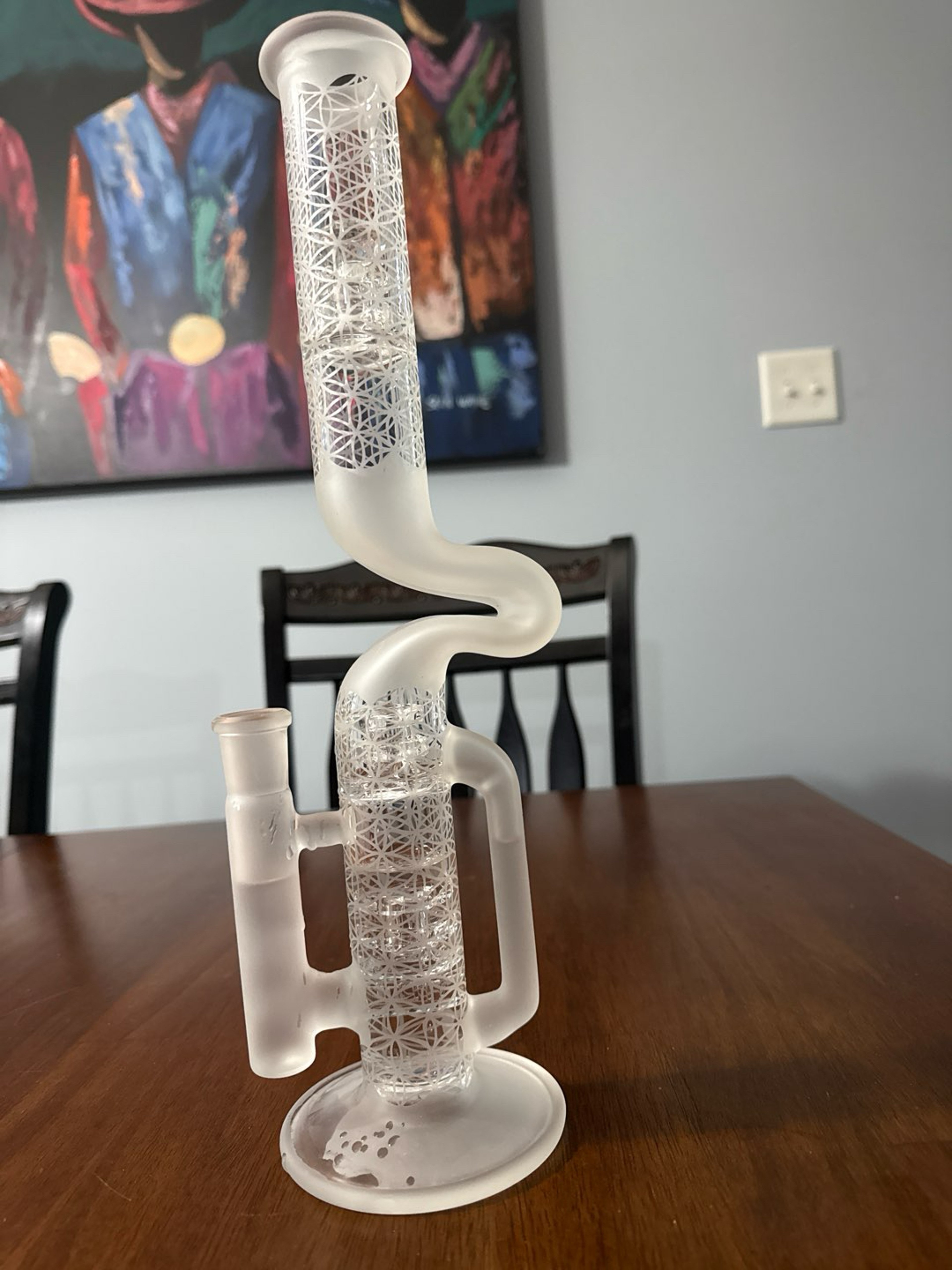 New medium Bendy Knob Glass image 0