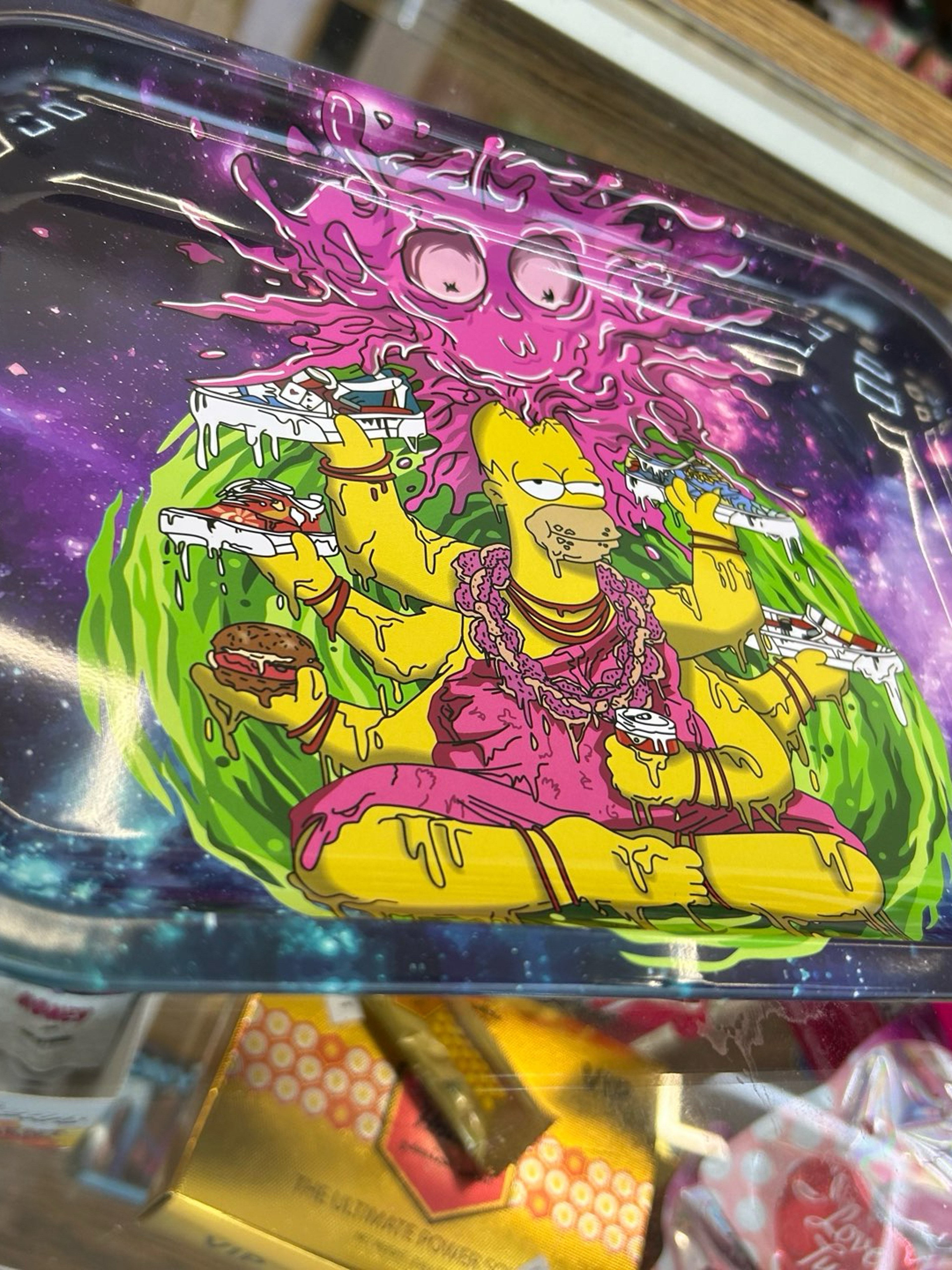 Preview pic of Holographic Rolling Tray With Top