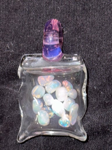 Preview pic of Opal Dime Bag By Dizzy Panda Glass