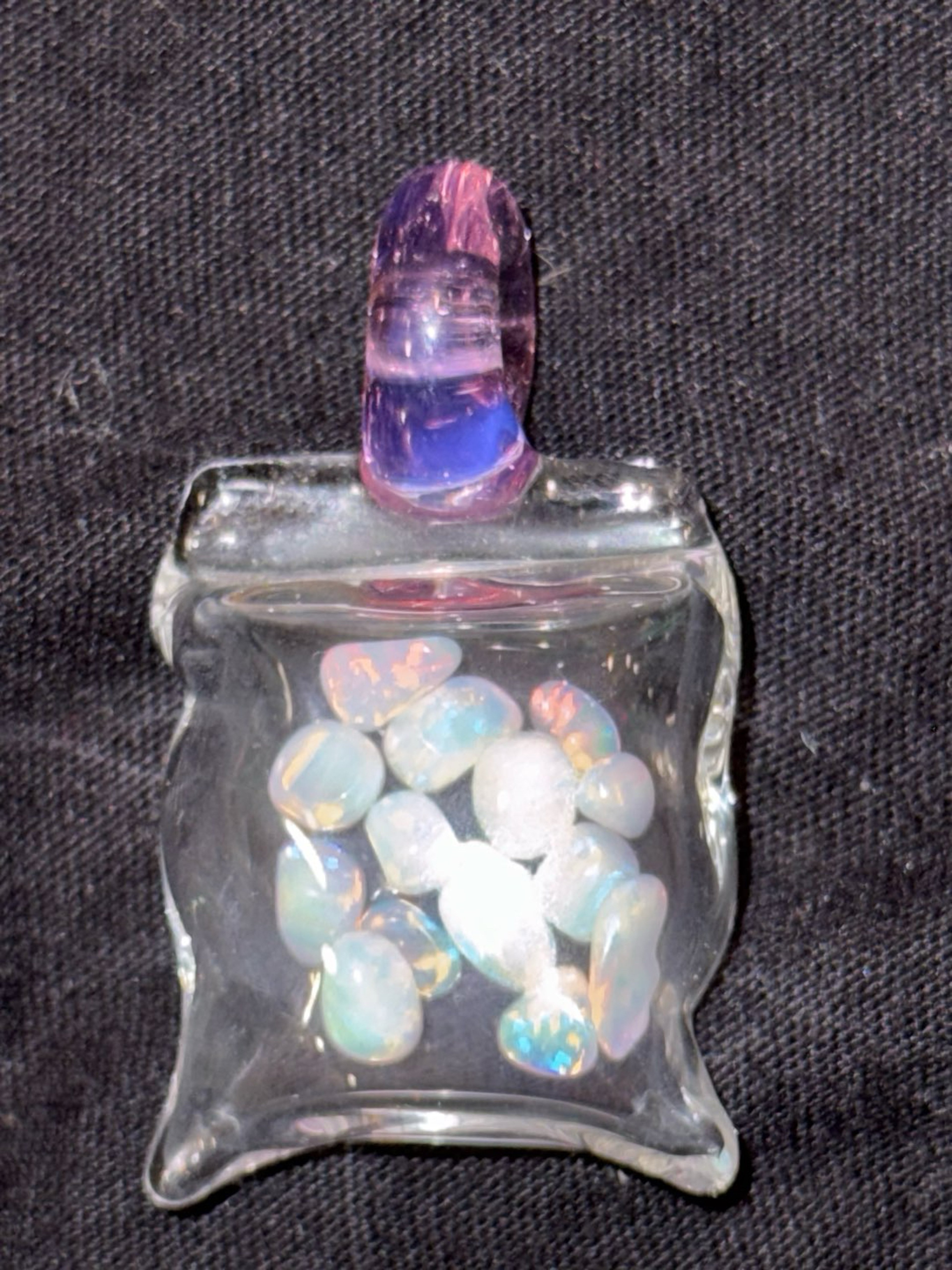 Preview pic of Opal Dime Bag By Dizzy Panda Glass