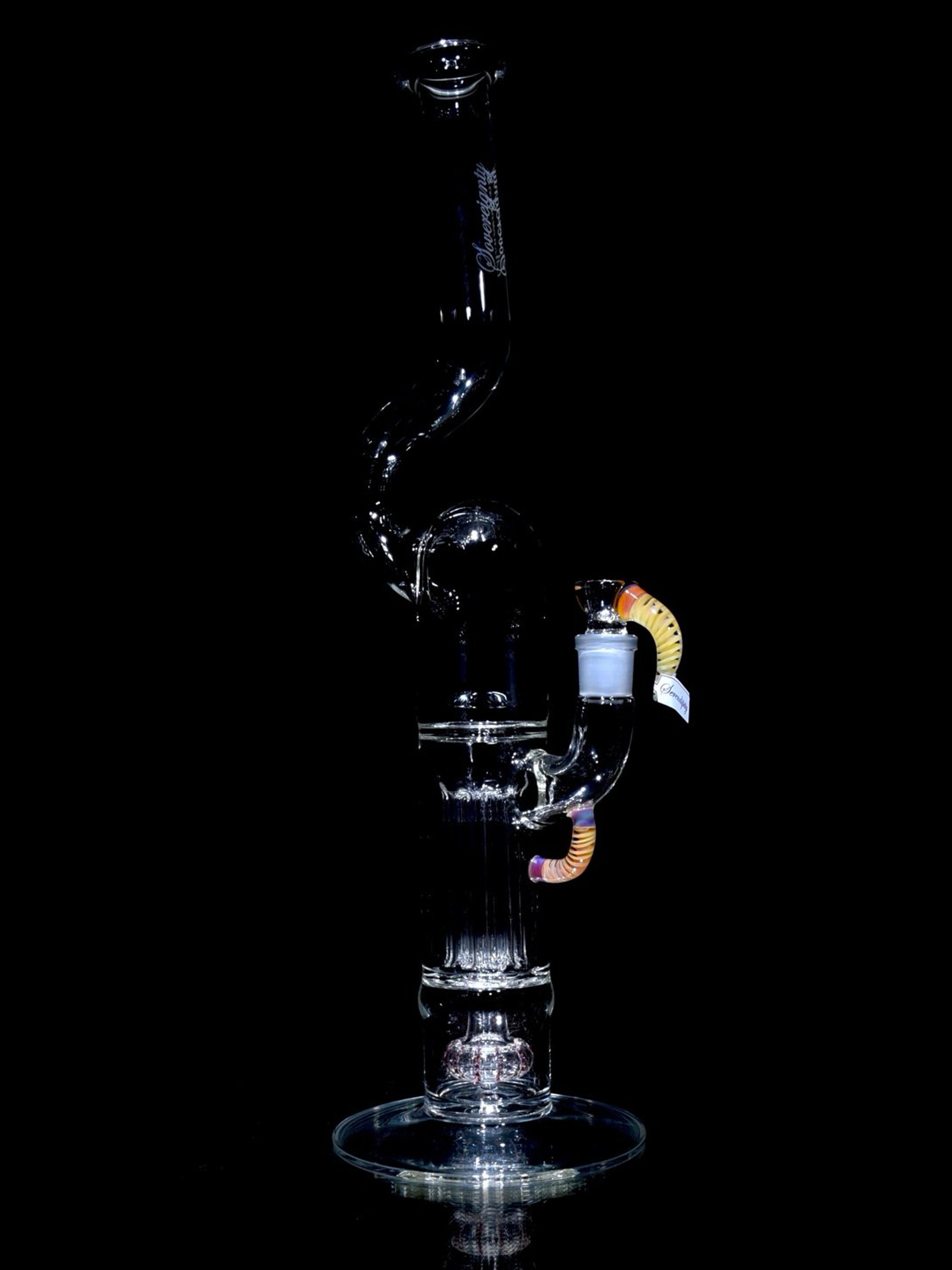 Sovereignty - PA Natty-neck Peyote Pillar Tube w/ Straight Foot - Serendipity - 18mm Female image 0