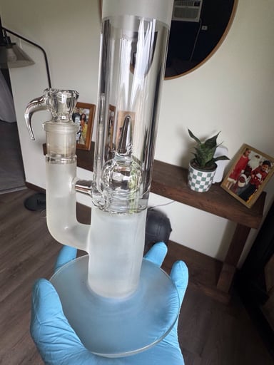 Preview pic of Green belt glass stemline to imp