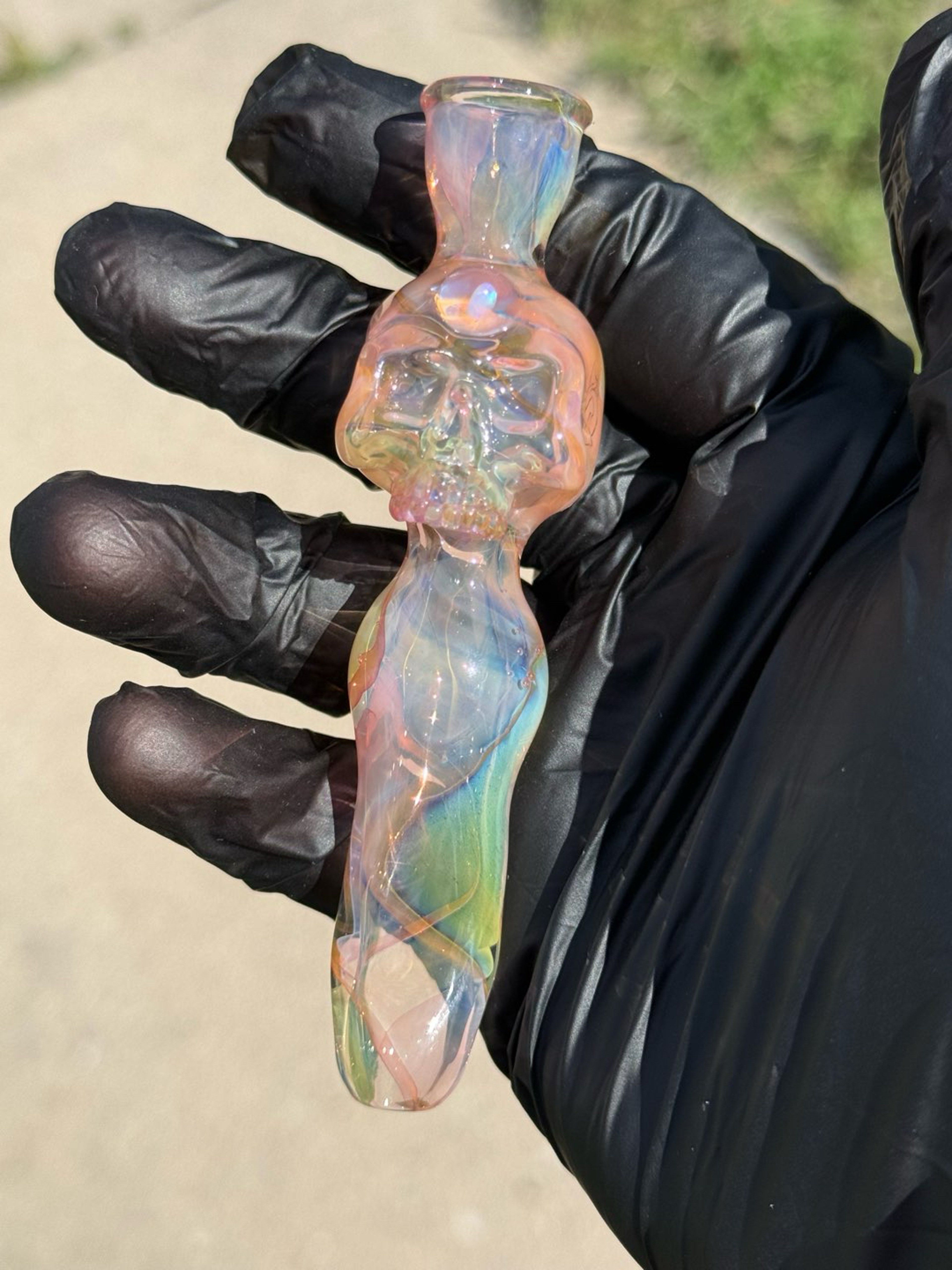 Preview pic of Sweeney Fumed Skull Chillum