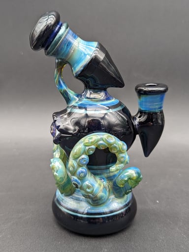 Preview pic of MAKO GLASS 6" SEA MONSTER DAB RIG #4