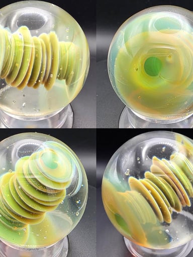 Preview pic of 2” Layered Orb Marble – Largest by The Glass Hole
