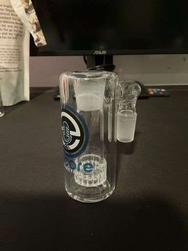 Preview pic of Encore glass 18mm matrix perc ash catcher