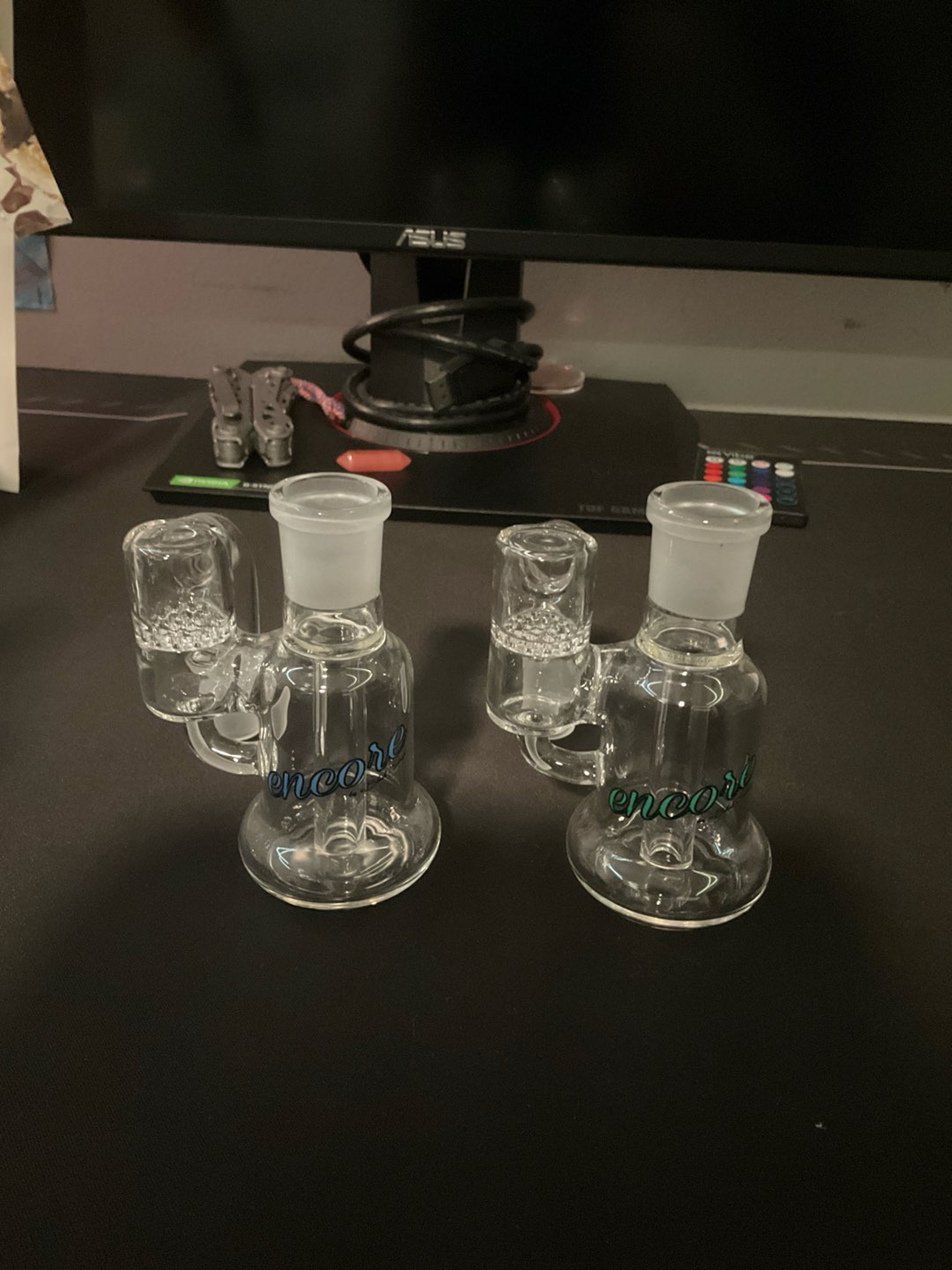 Encore glass screened perc ash catcher 18mm image 0