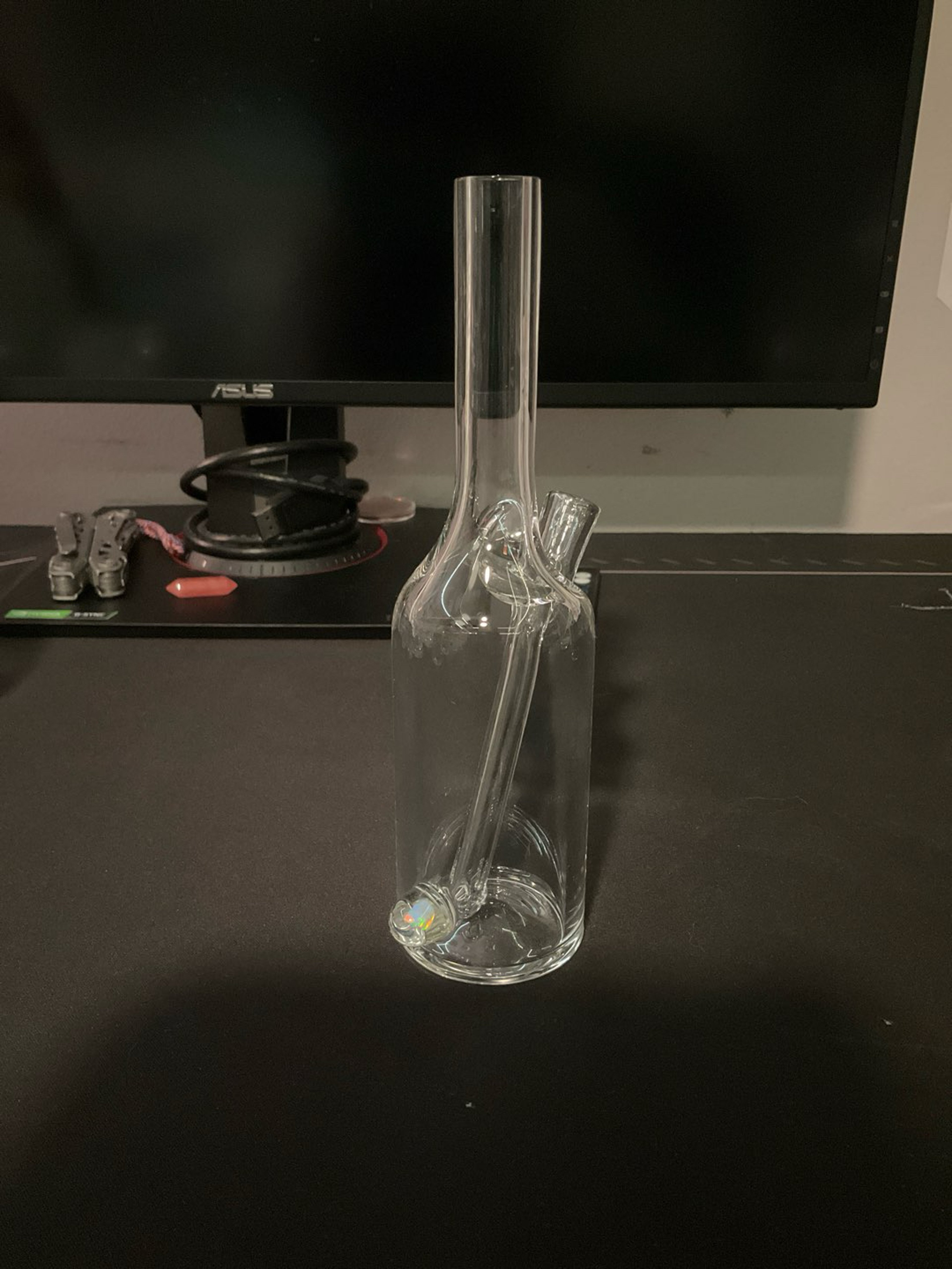 Preview pic of Glass mechanic sake bottle opal 10mm