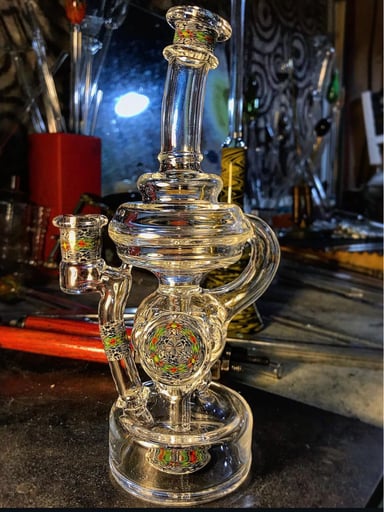 Preview pic of Staklo Chamber Tech Incycler w/ Rorschach style Millie Section accents