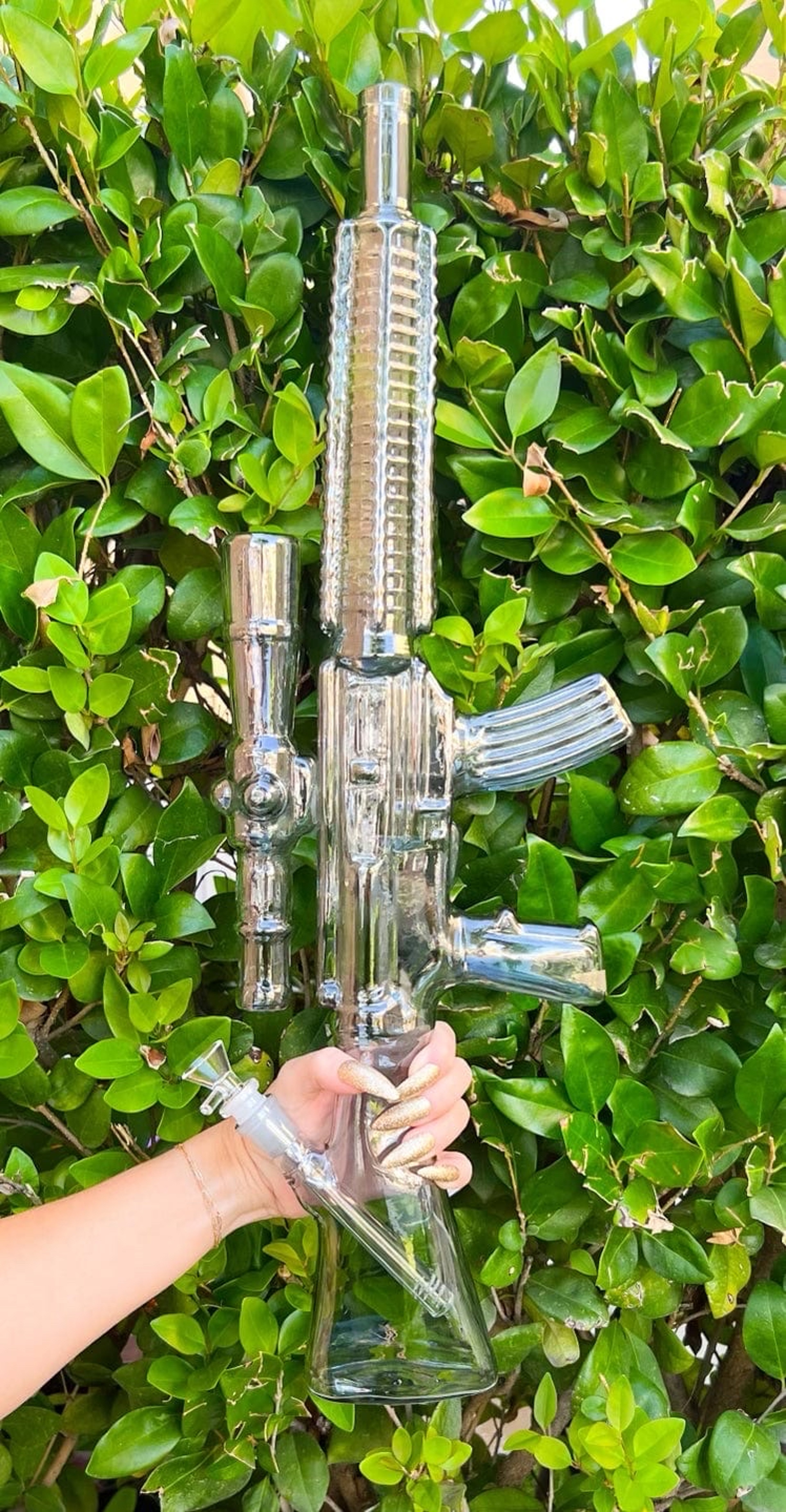 Smoke Rifle Bong 24 Inches Tall image 0