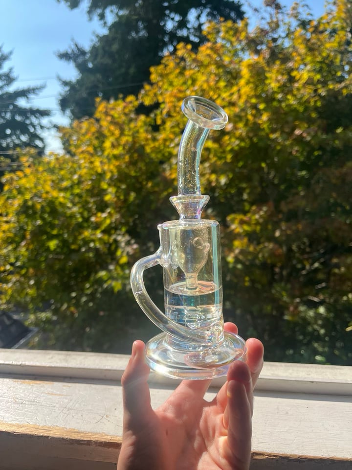 Iridescent Incycler Dab Rig | Shop Dab Rigs on GlassPass