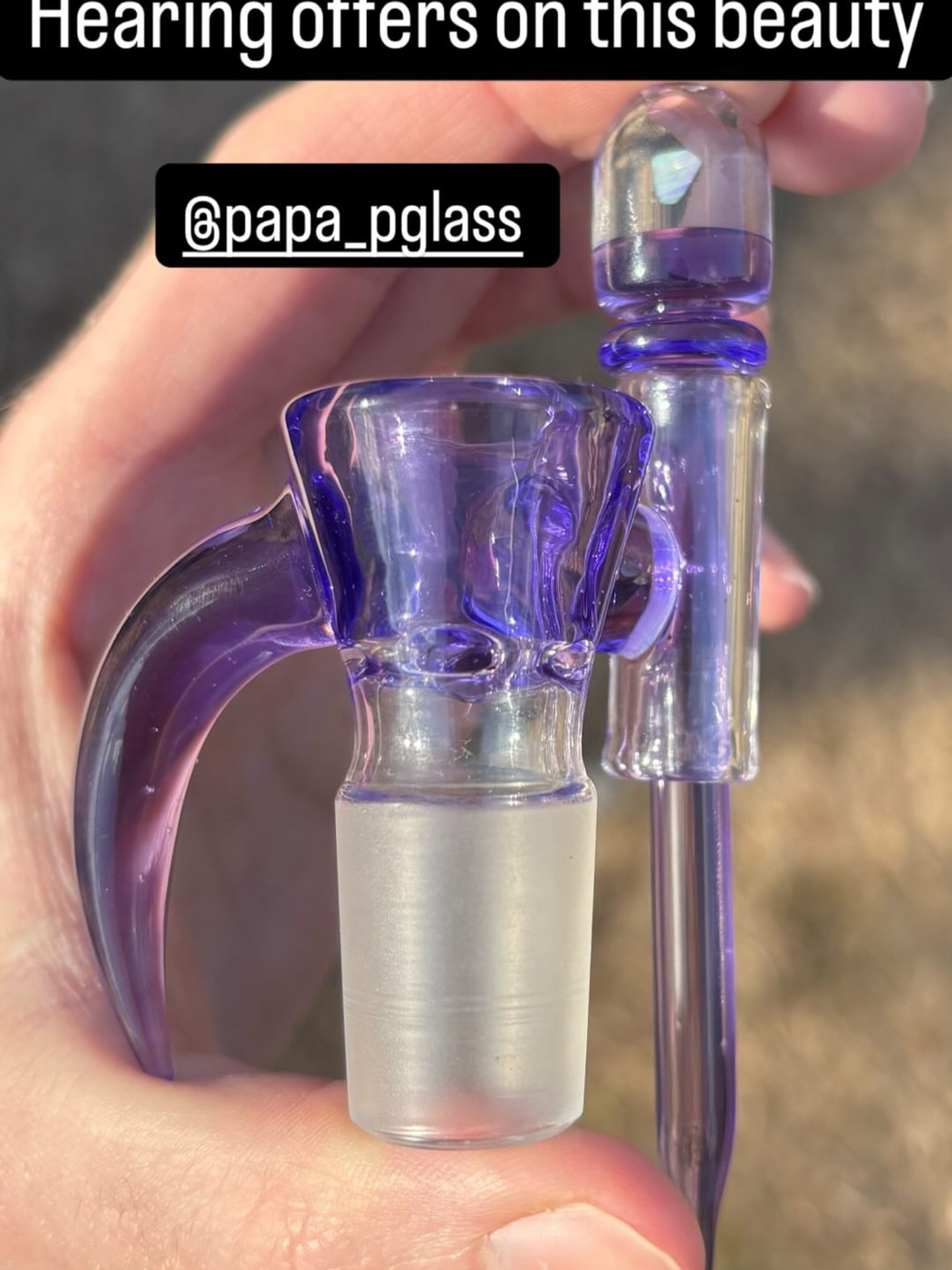 Preview pic of Venom FA Bowl and Poker by Papa P Glass