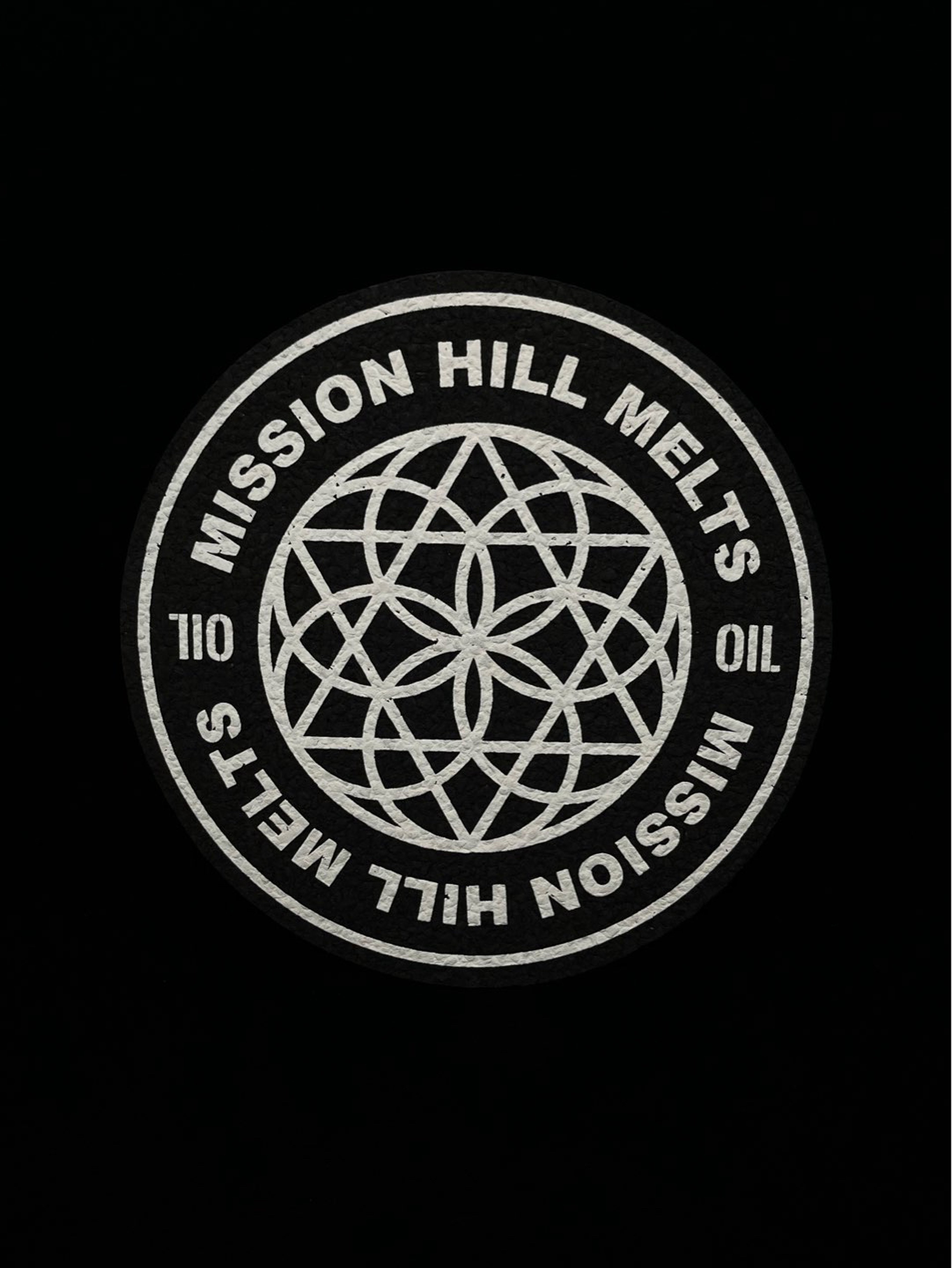 Mission Hill Melts 8” Round Mat by Moodmats image 0