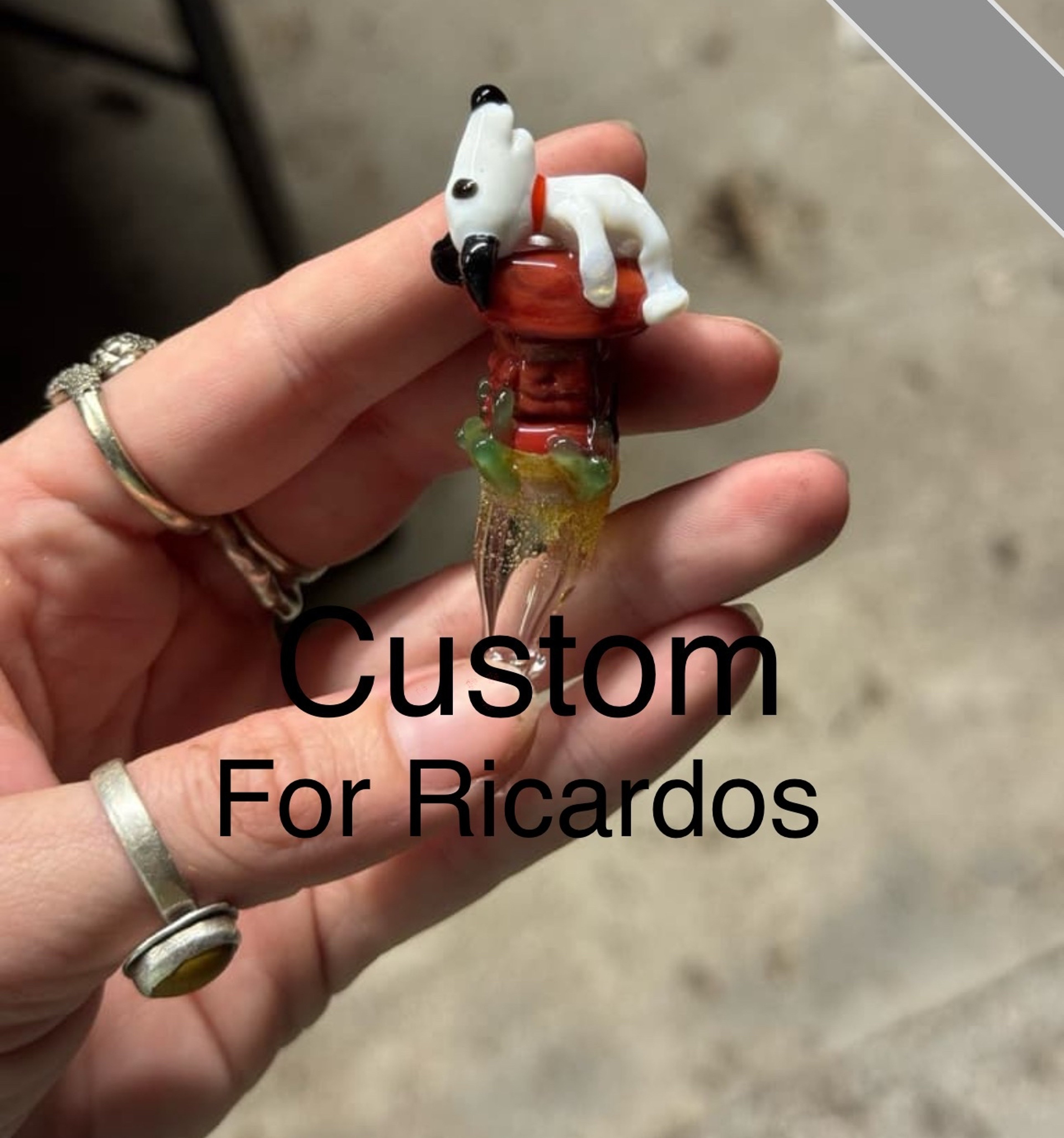 Preview pic of Custom for Ricardos snoopy ontop of house joystick 3DXL