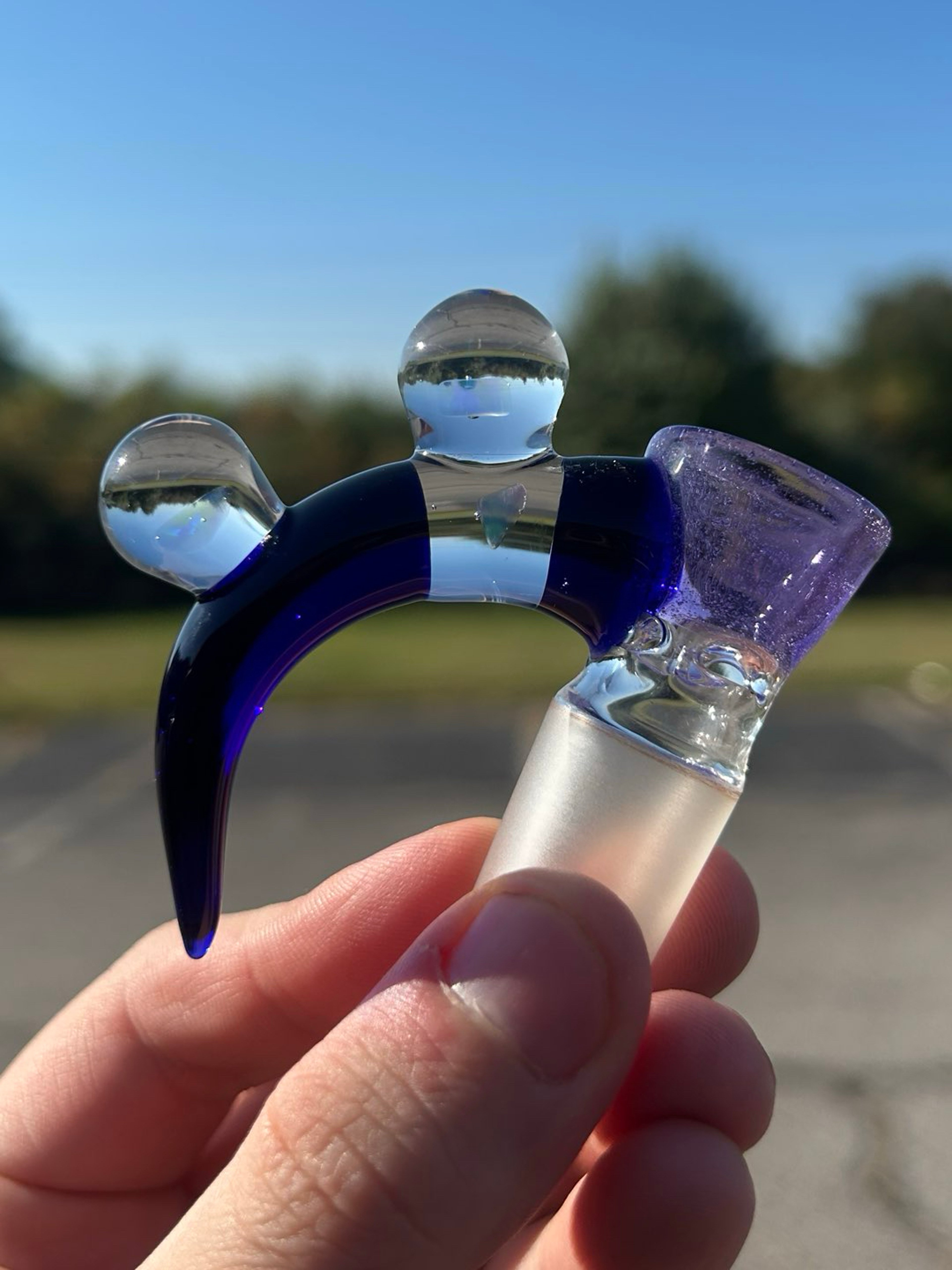 18/4 Triple Opal DC Glass Arts Y-Screen Slide image 0